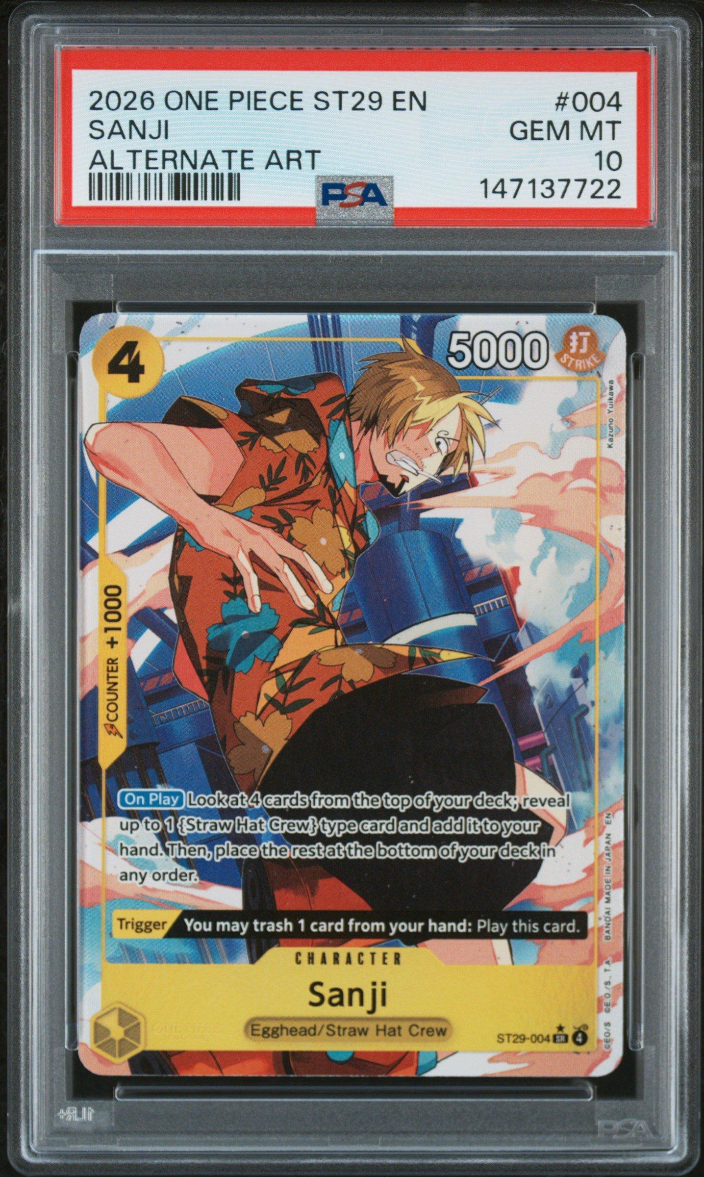 2026 One Piece Starter Deck St29-egghead 004 Sanji Alternate Art