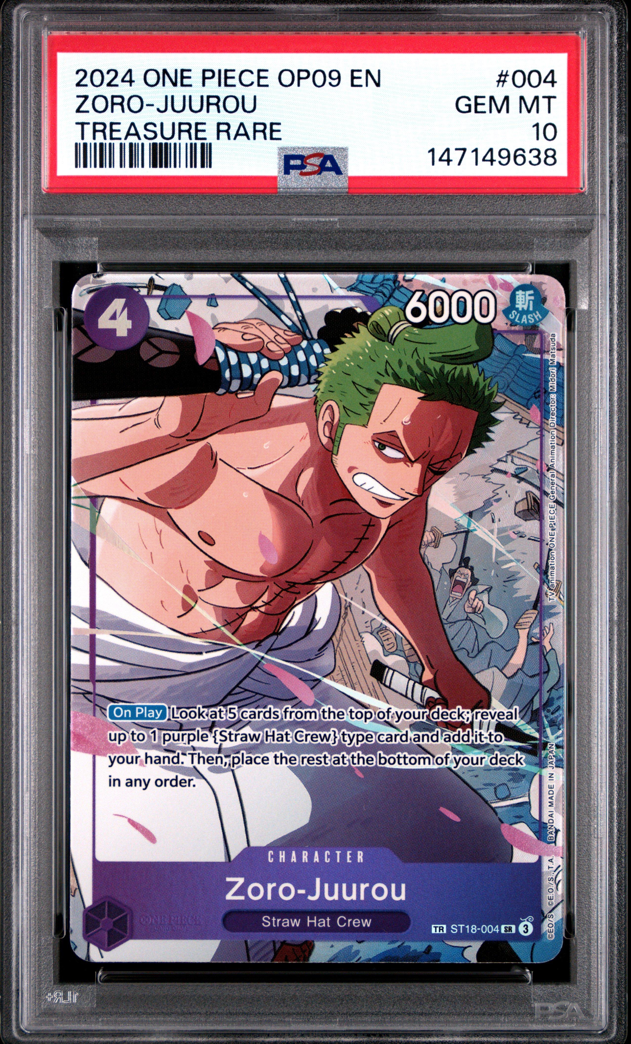 2024 One Piece Op09-emperors In The New World 004 Zoro-juurou