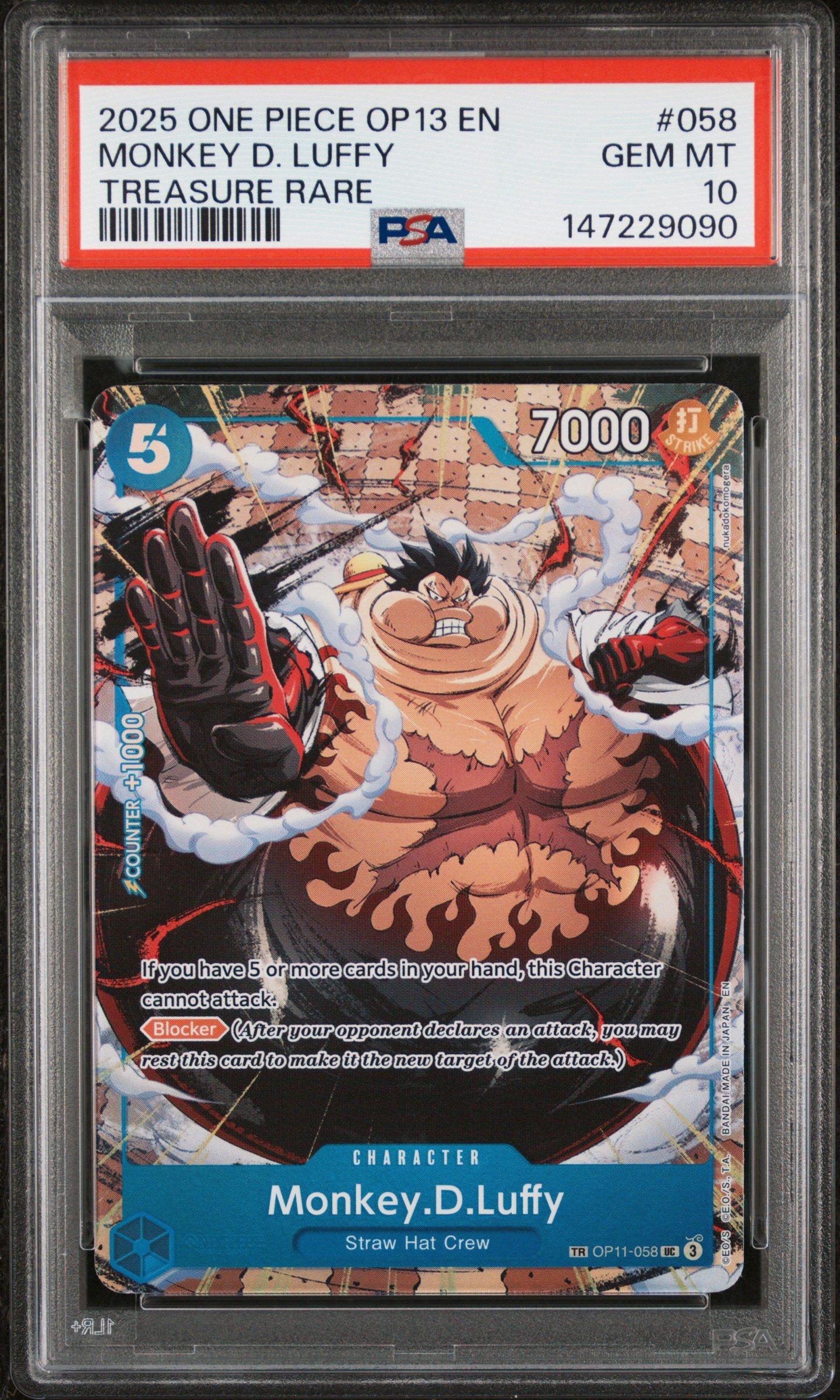 2025 One Piece Op13-carrying On His Will 058 Monkey D. Luffy