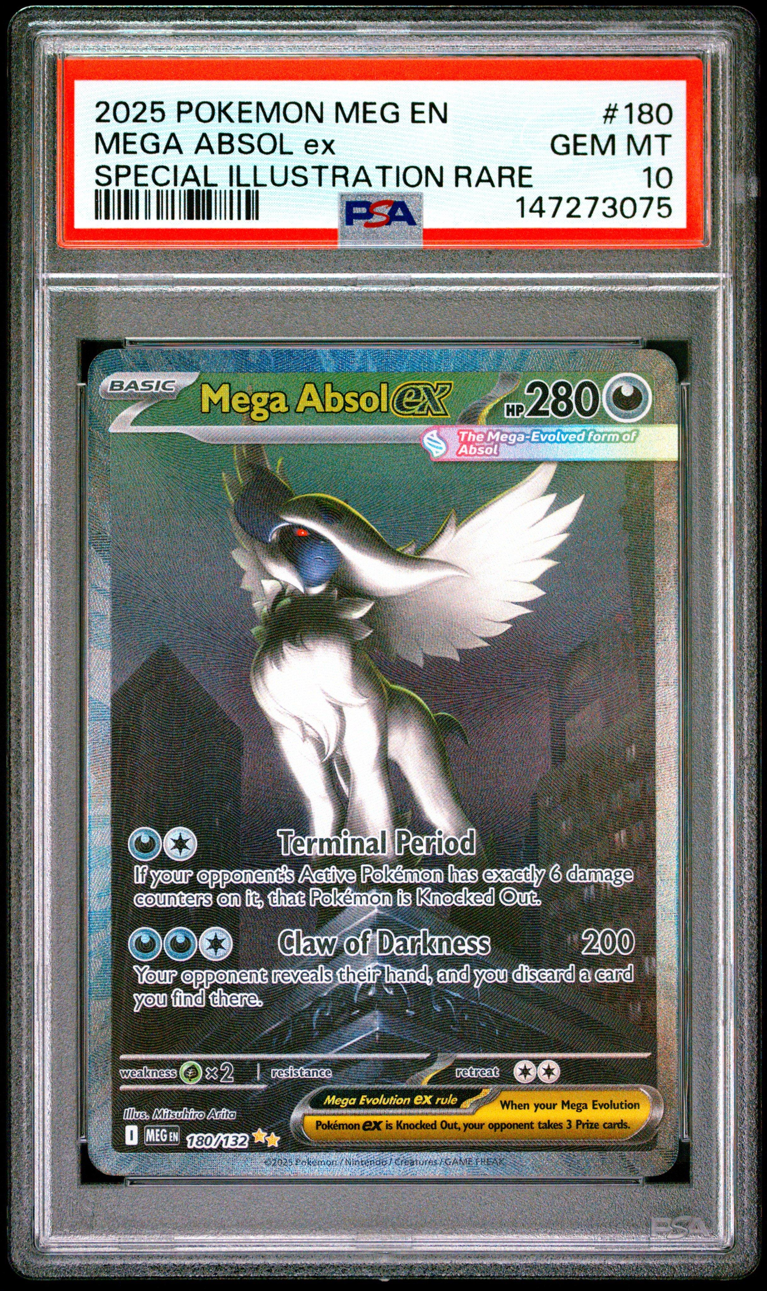 2025 Pokemon Meg En-mega Evolution 180 Mega Absol Ex Special