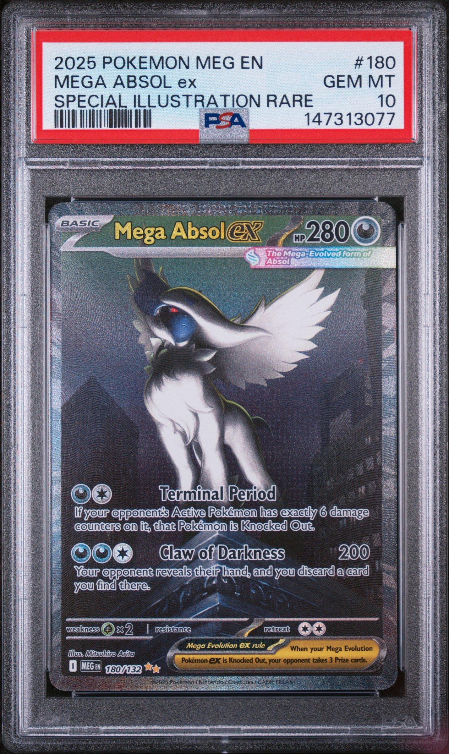 2025 Pokemon Meg En-mega Evolution 180 Mega Absol Ex Special