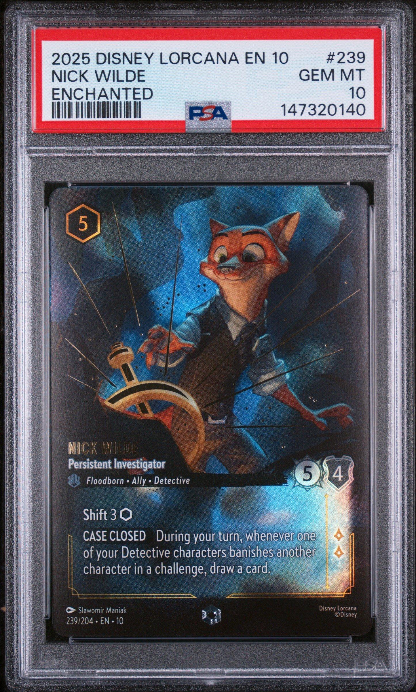 2025 Disney Lorcana En 10-whispers In The Well 239 Nick Wilde