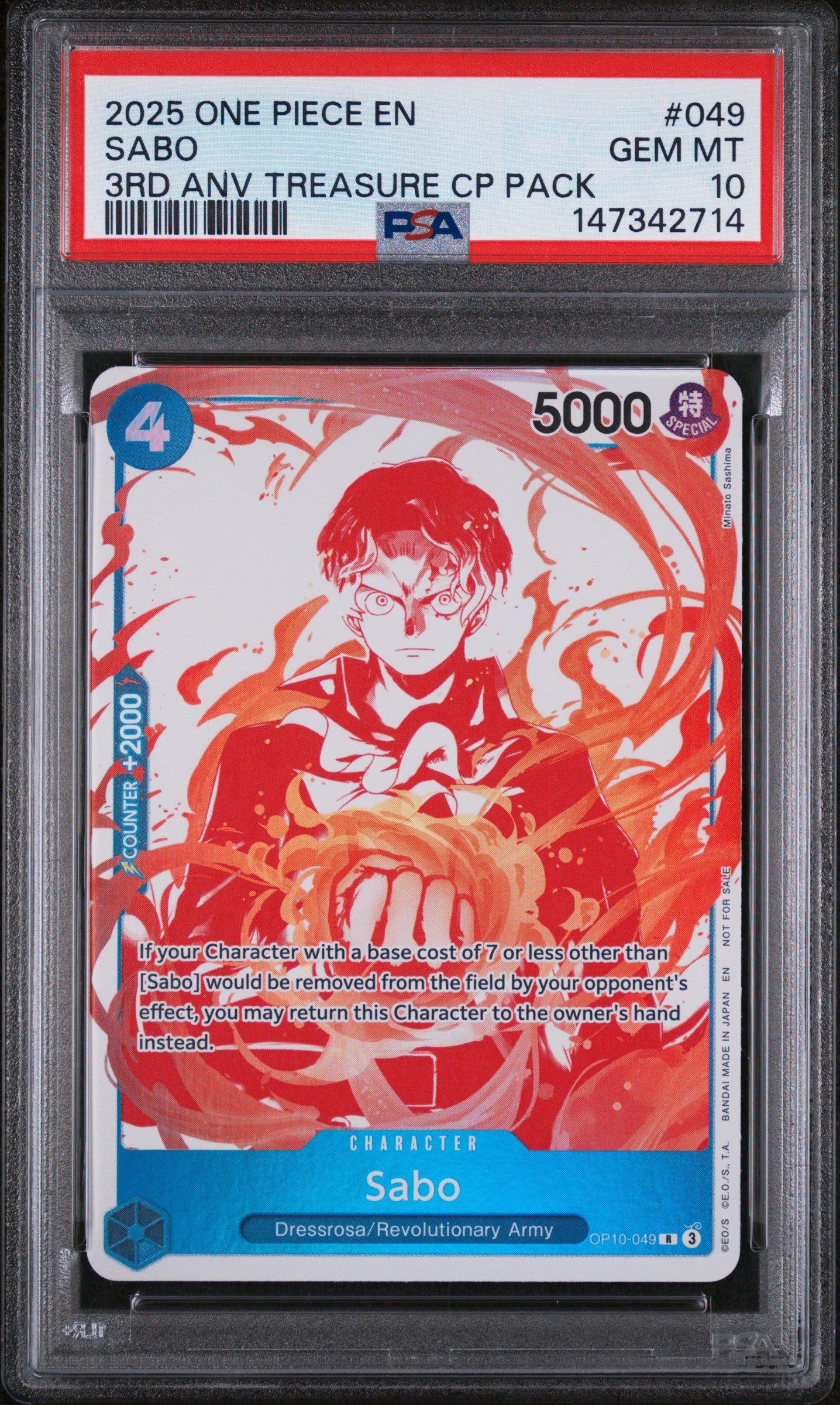 2025 Gundam Resource 002 Resource Common++ PSA 10 Graded Card