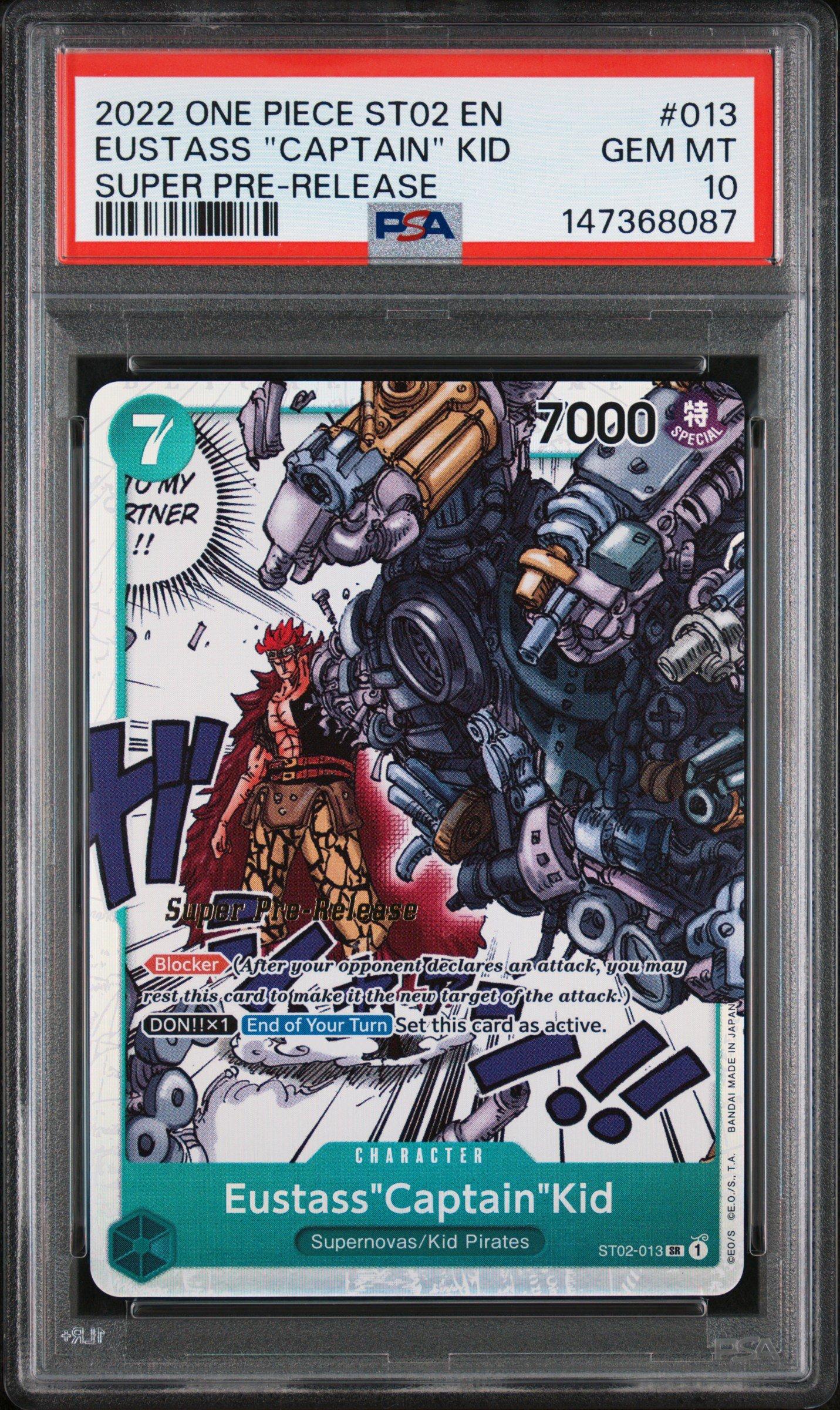 2022 One Piece Starter Deck St02-worst Generation 013 Eustass