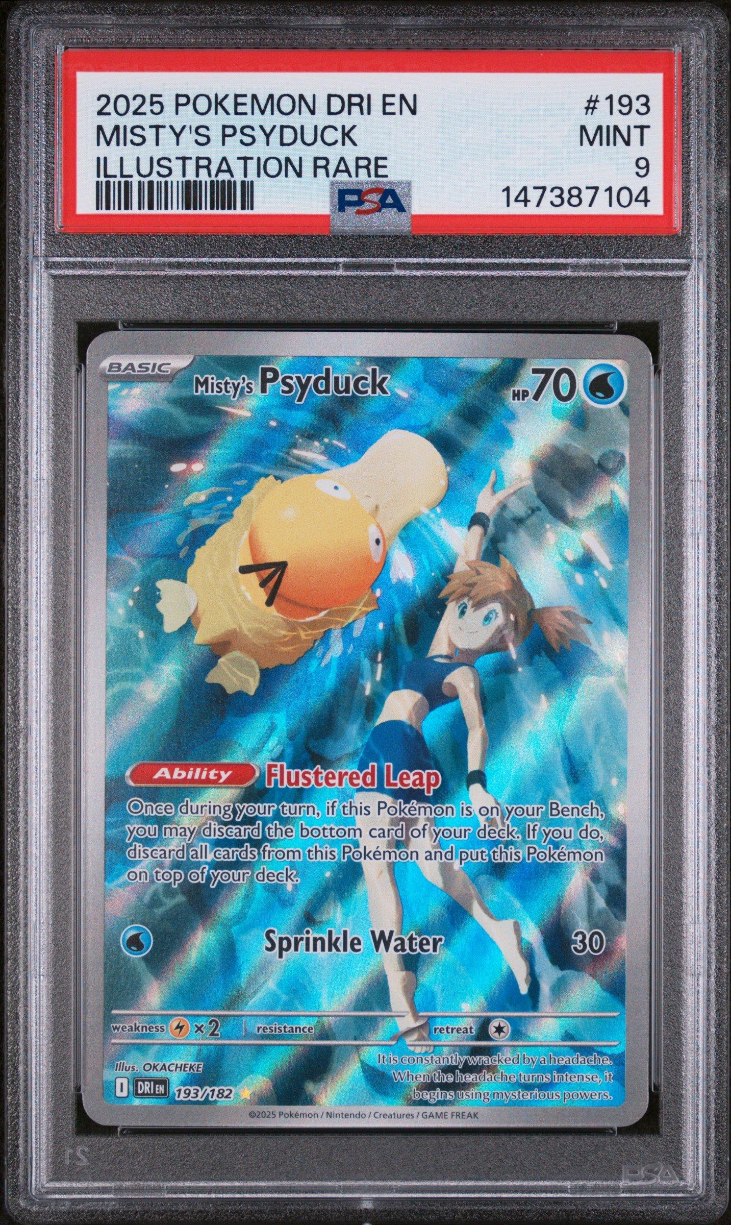 2025 Pokemon Dri En-destined Rivals 193 Misty's Psyduck
