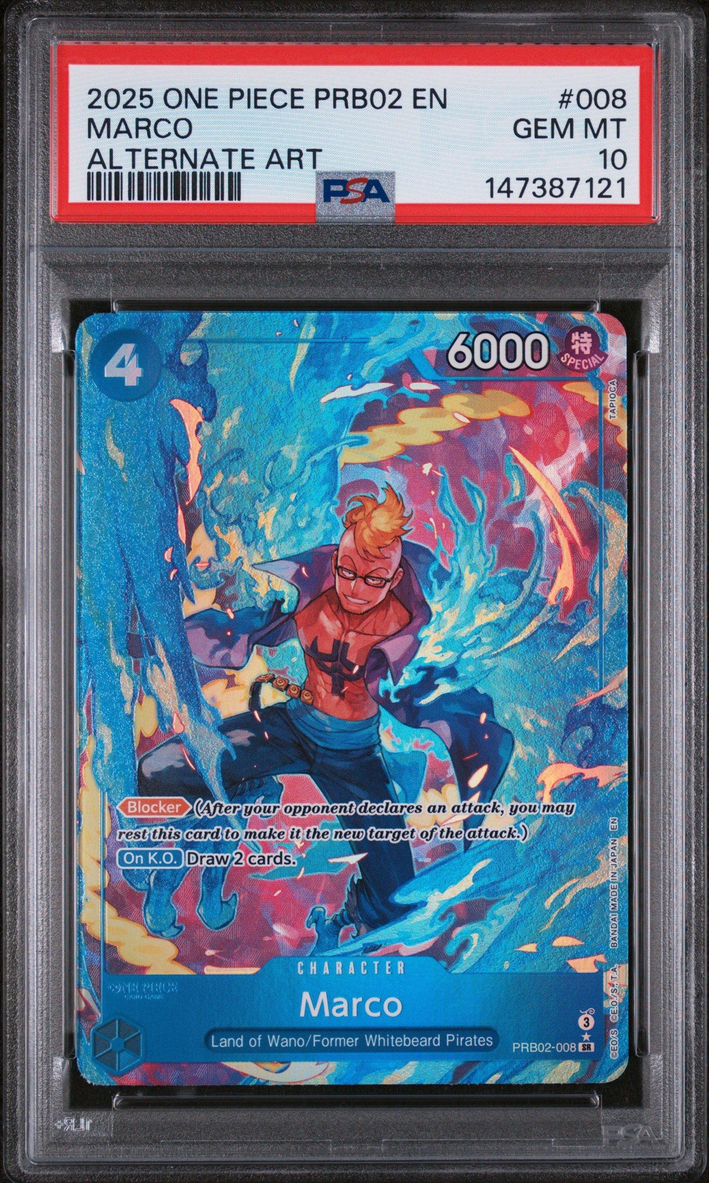 2025 One Piece Prb02-premium Booster -one Piece Card The Best- Vol