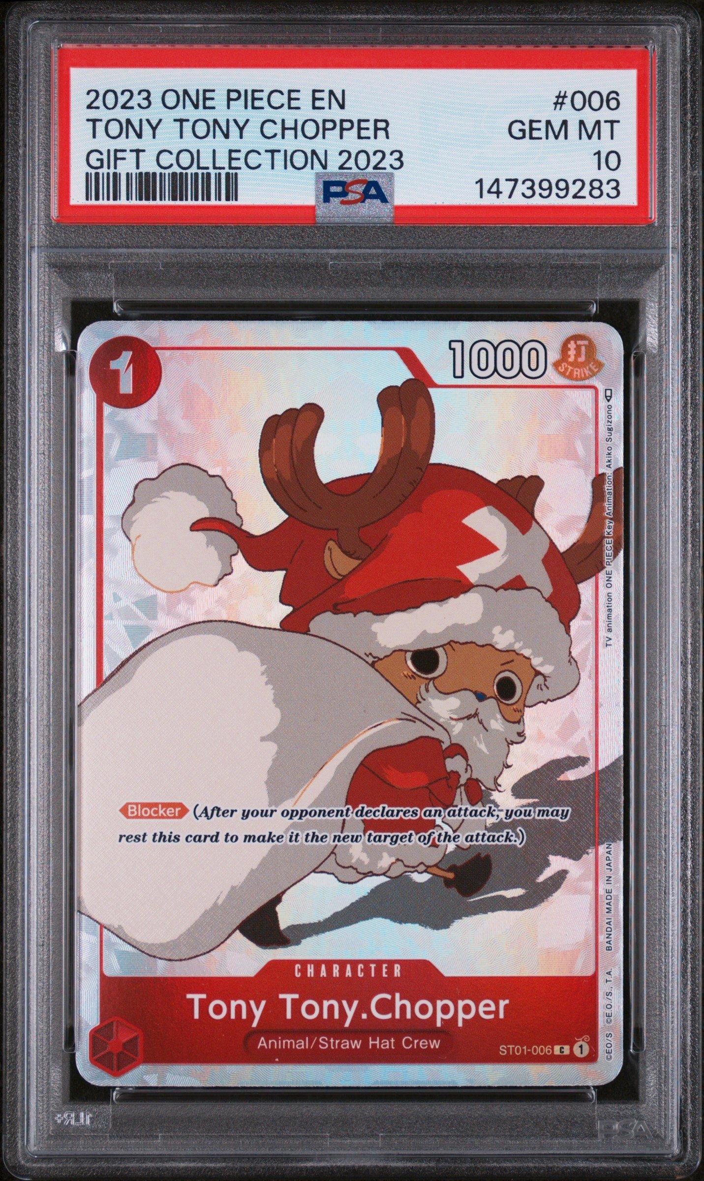 2023 One Piece Gift Collection 2023 006 Tony Tony Chopper PSA 10