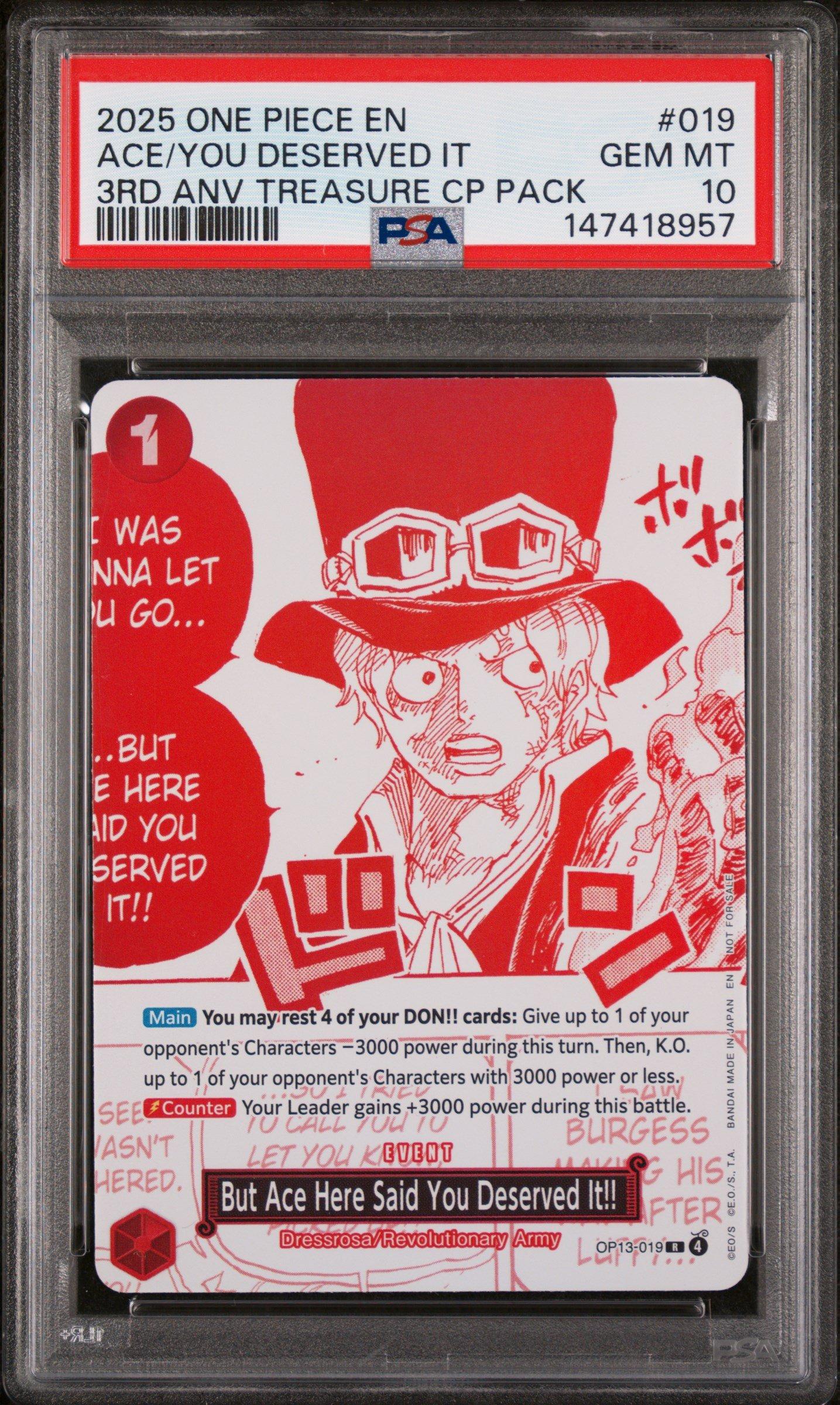 2025 One Piece 3rd Anniversary! One Piece Card Treasure Campaign