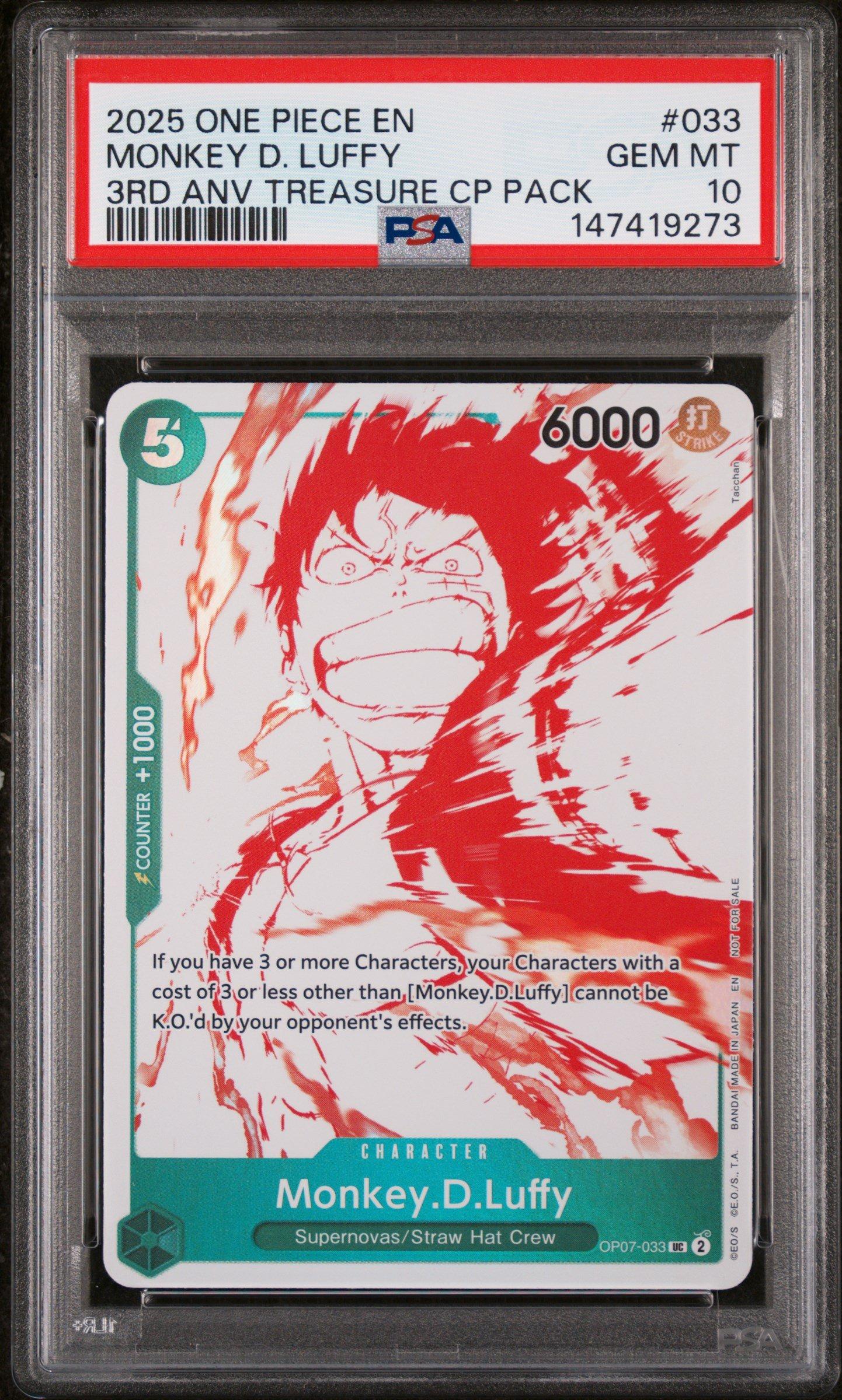 2025 One Piece 3rd Anniversary! One Piece Card Treasure Campaign