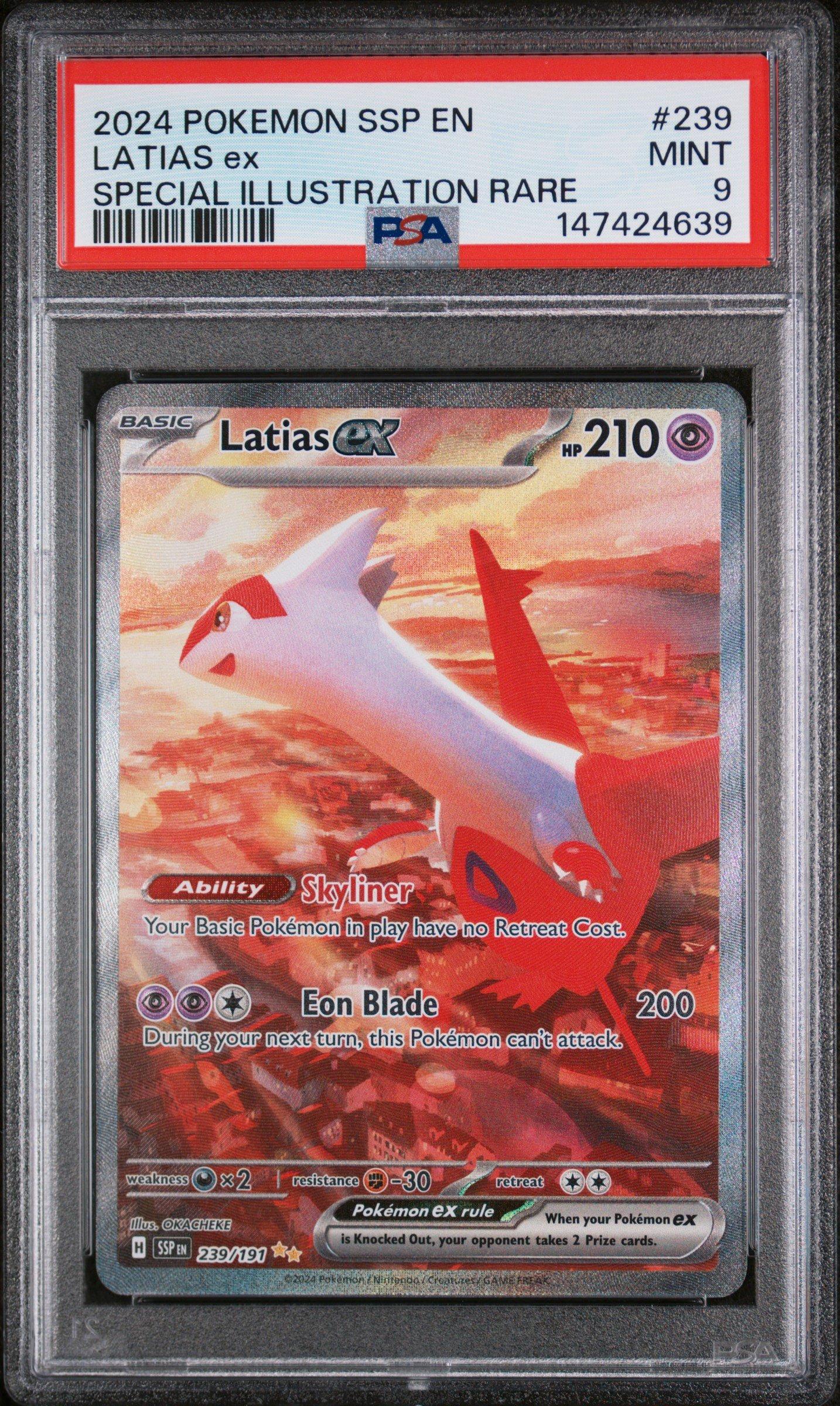 2024 Pokemon Ssp En-surging Sparks 239 Latias Ex Special
