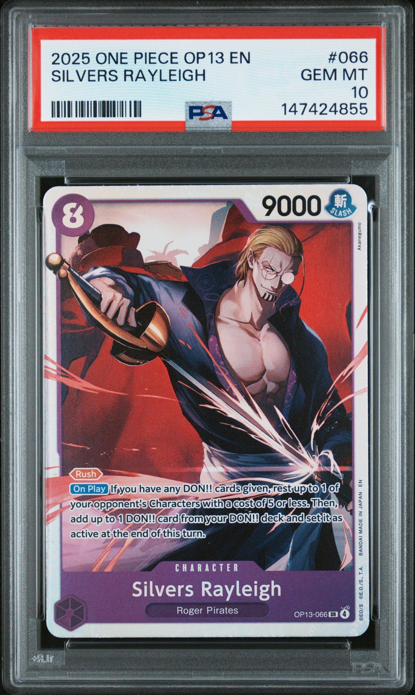 2024 One Piece Op08-two Legends 098 Kalgara Alternate Art PSA 10
