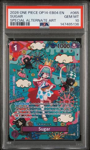 2026 One Piece Op14-eb04-the Azure Sea's Seven 065 Sugar Special