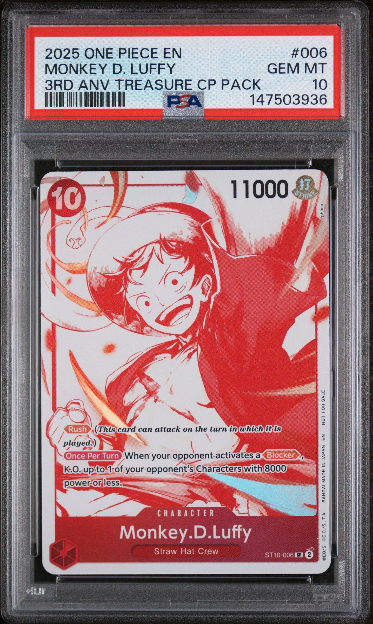 2025 One Piece 3rd Anniversary! One Piece Card Treasure Campaign