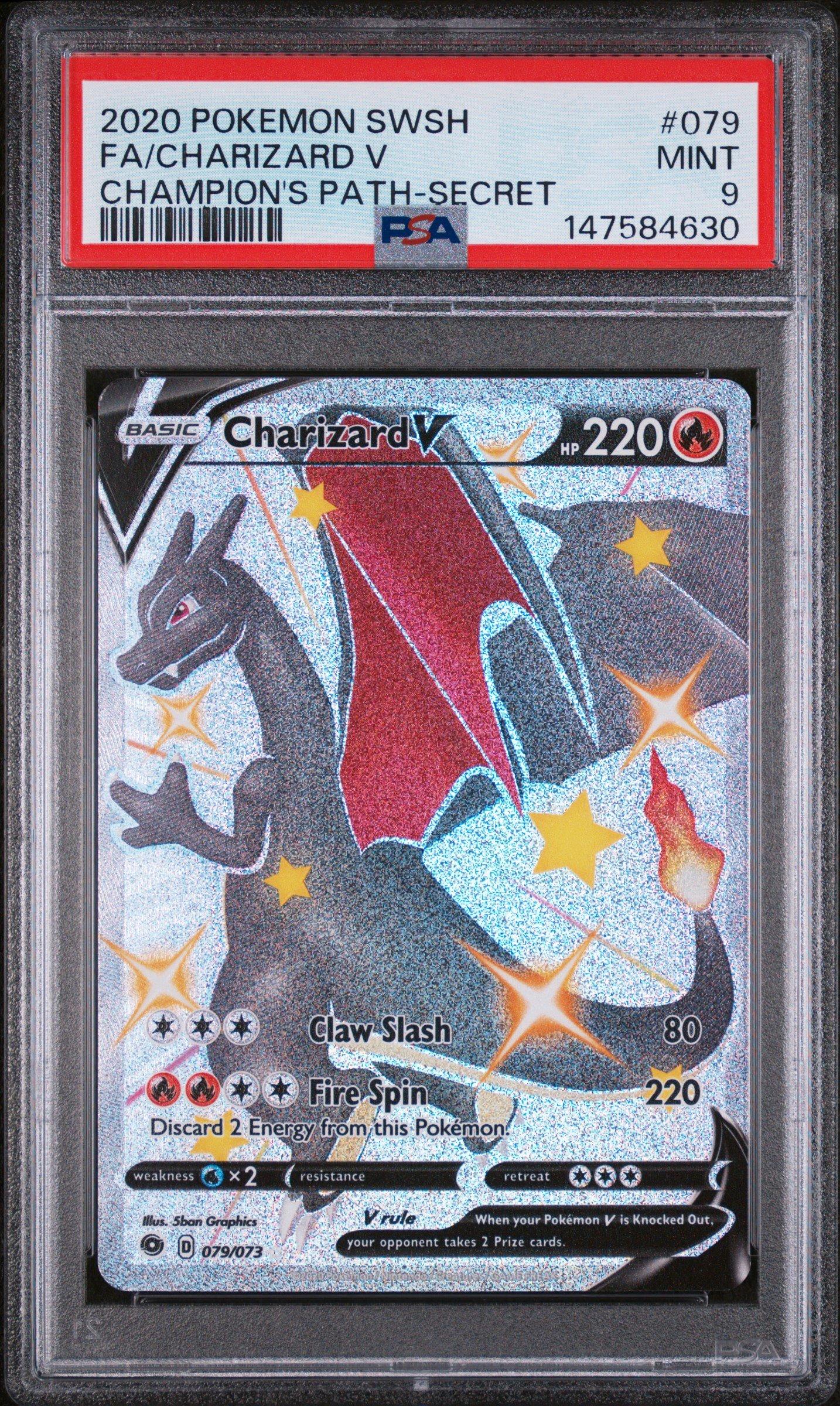 2020 Pokemon Sword & Shield Champion's Path 079 Full Art/charizard