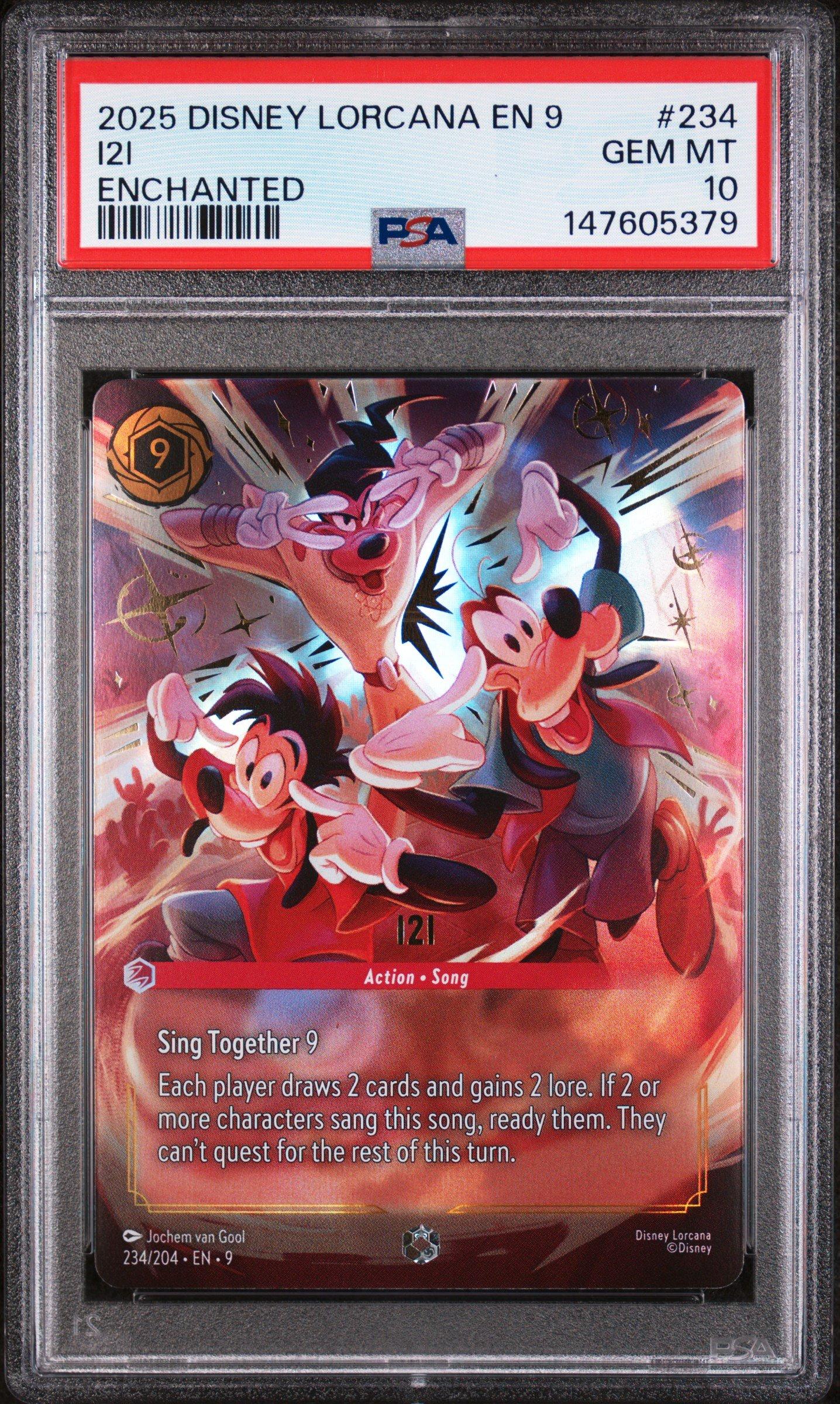 【最終値下げ】ロルカナ I2I 2025 Disney Lorcana En 9-fabled 234 I2i Enchanted PSA 10 Graded