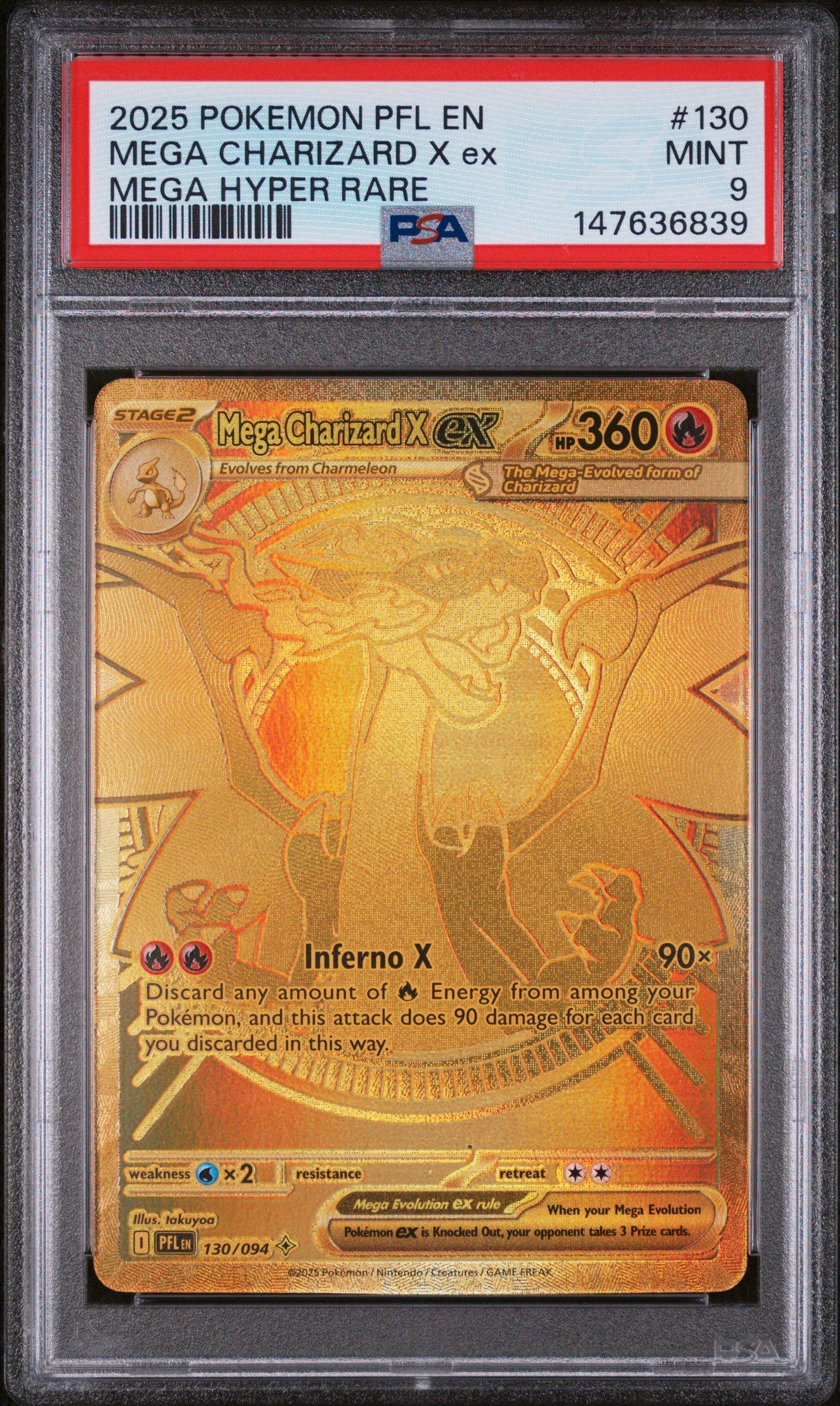 pokemon cards charizard mega Pokémon TCG Mega Charizard Xex 116/080 Graded Japanese Card main image 0
