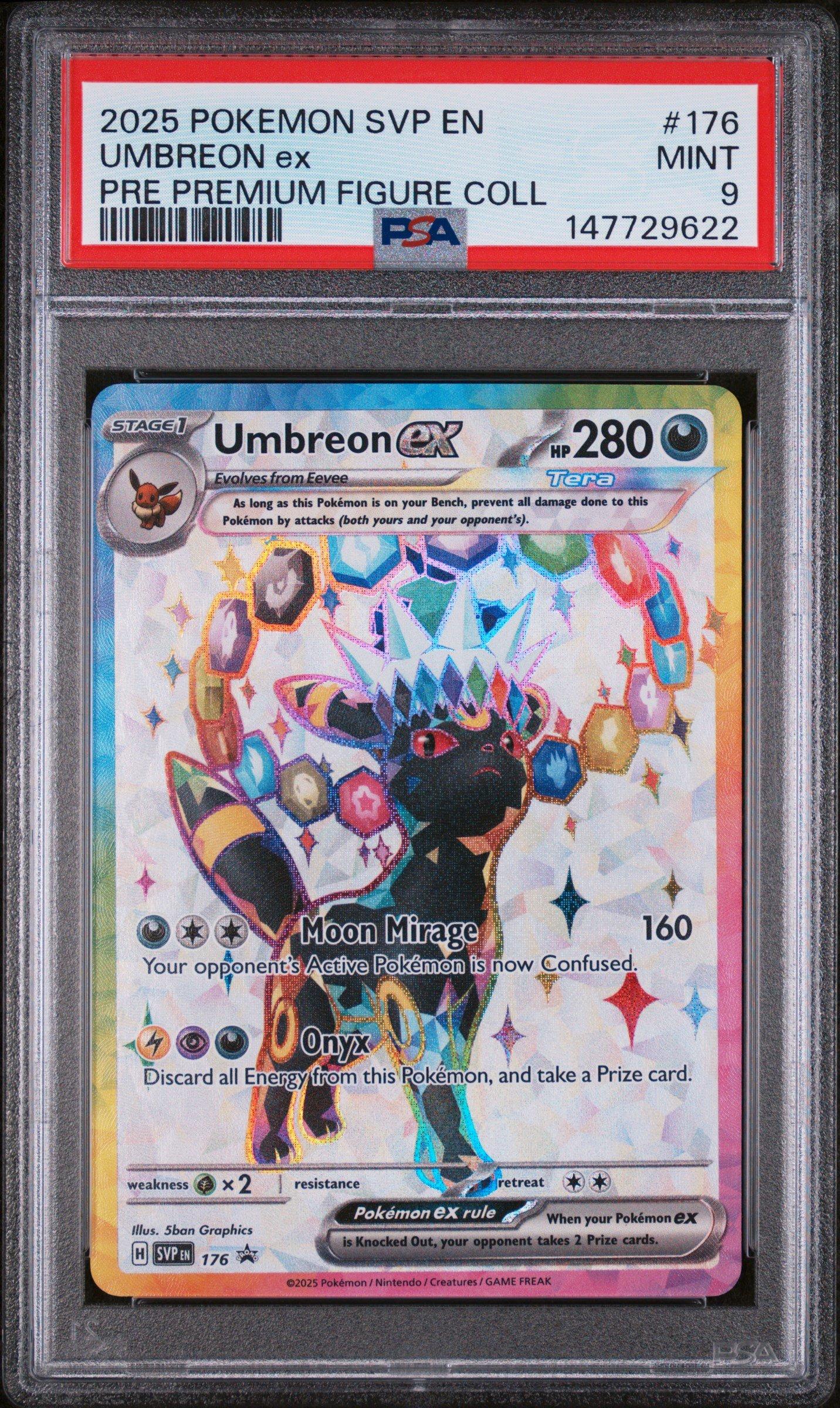 2025 Pokemon Svp En-sv Black Star Promo 176 Umbreon Ex Prismatic