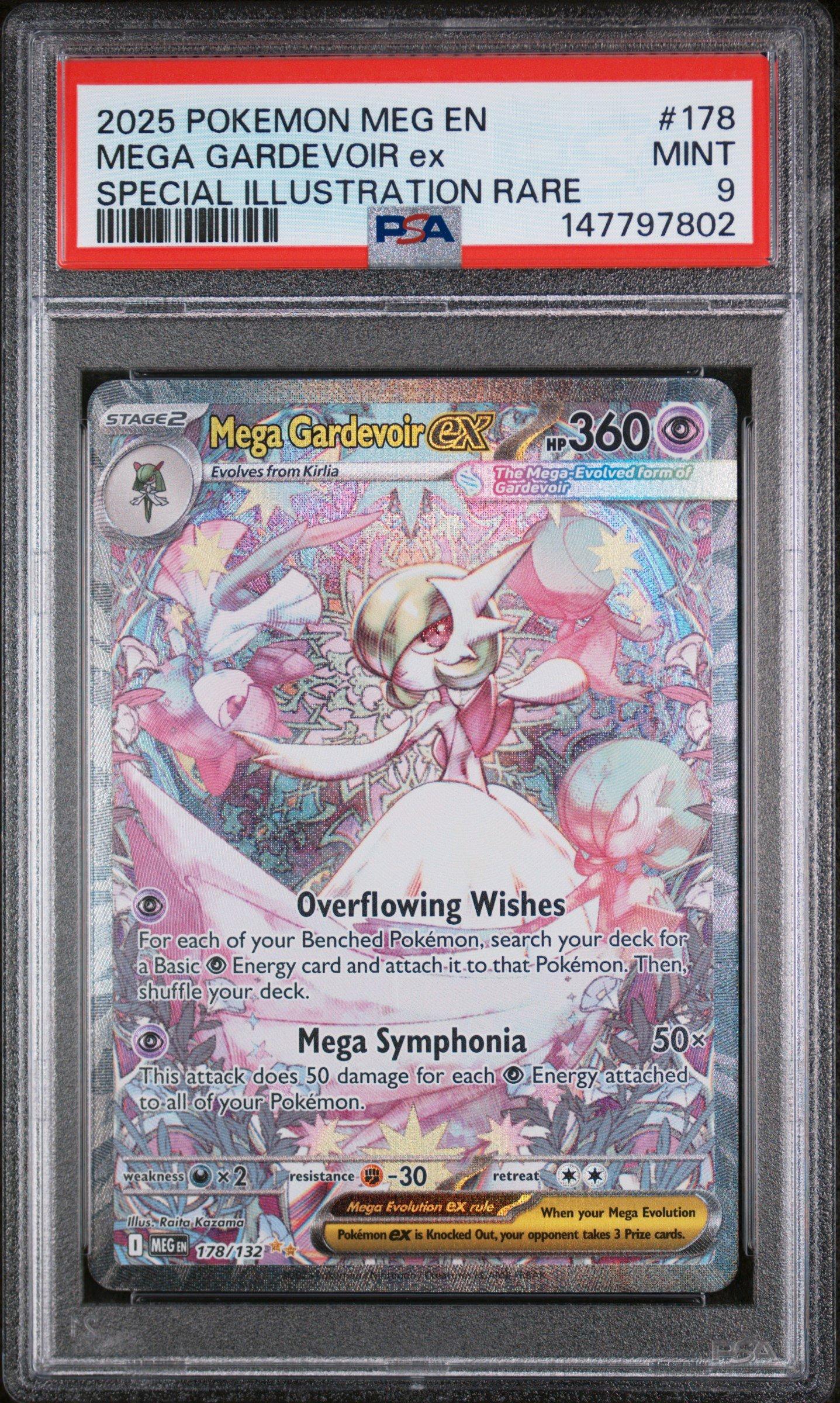 2025 Pokemon Meg En-mega Evolution 178 Mega Gardevoir Ex Special