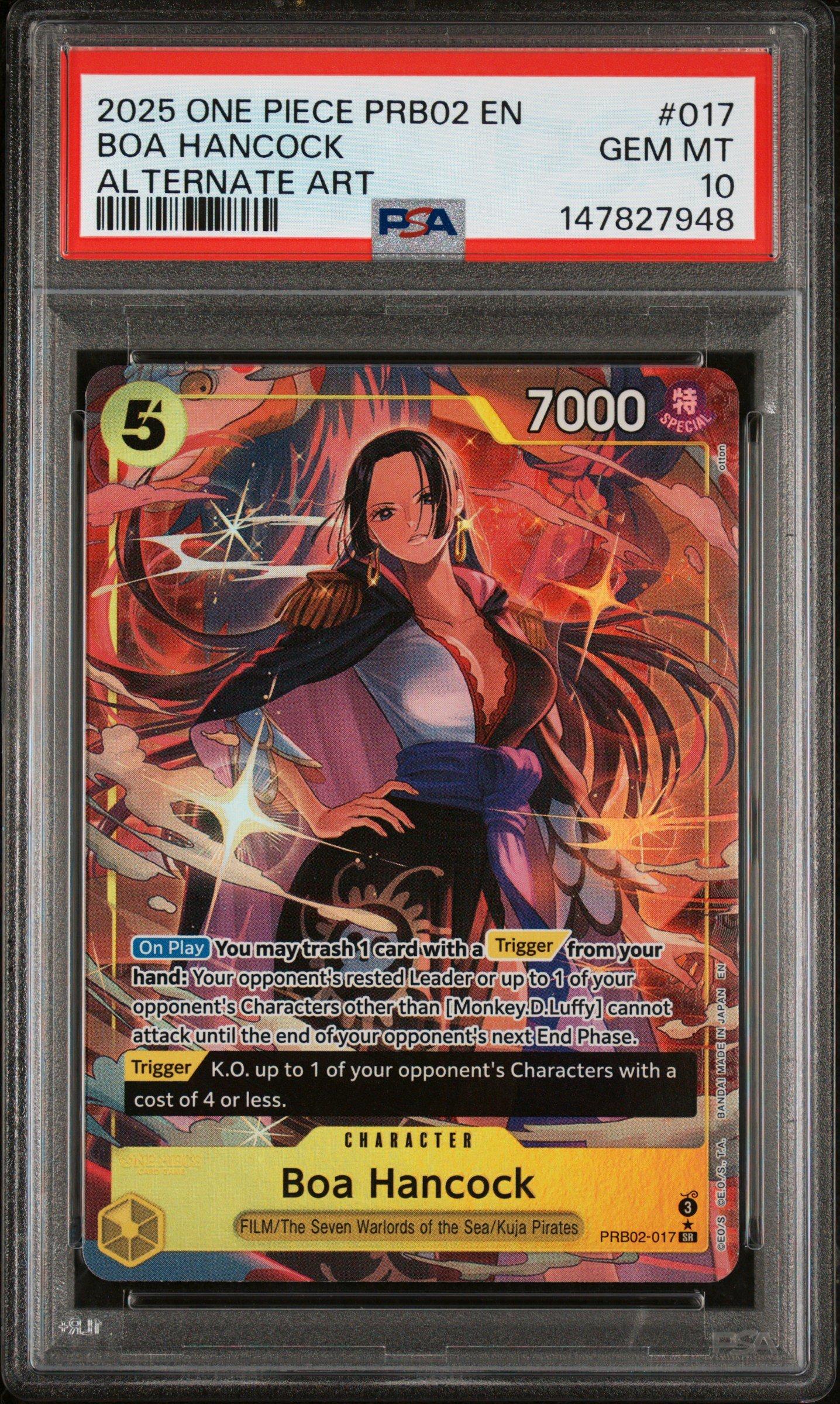 2025 One Piece Prb02-premium Booster -one Piece Card The Best- Vol