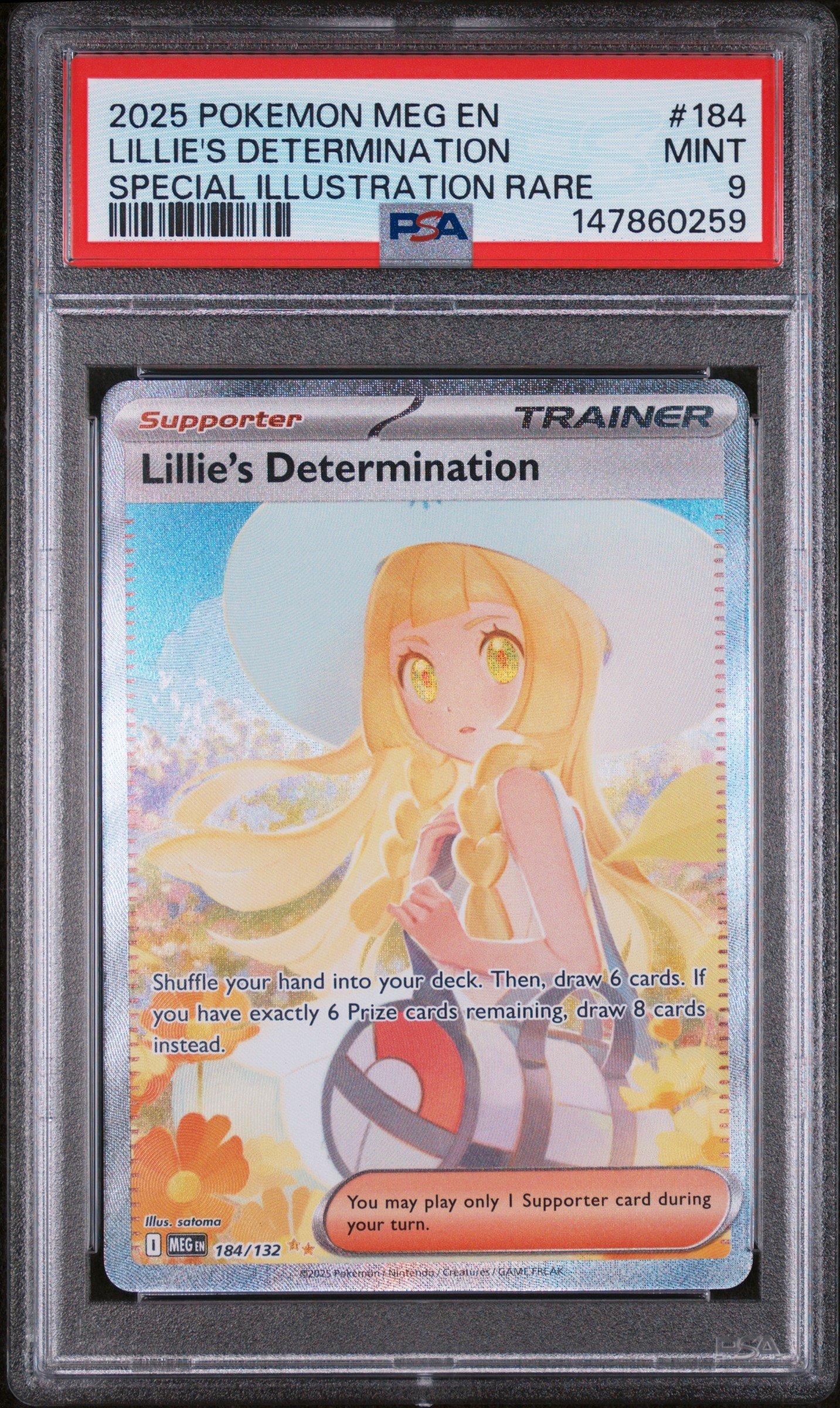 2025 Pokemon Meg En-mega Evolution 184 Lillie's Determination