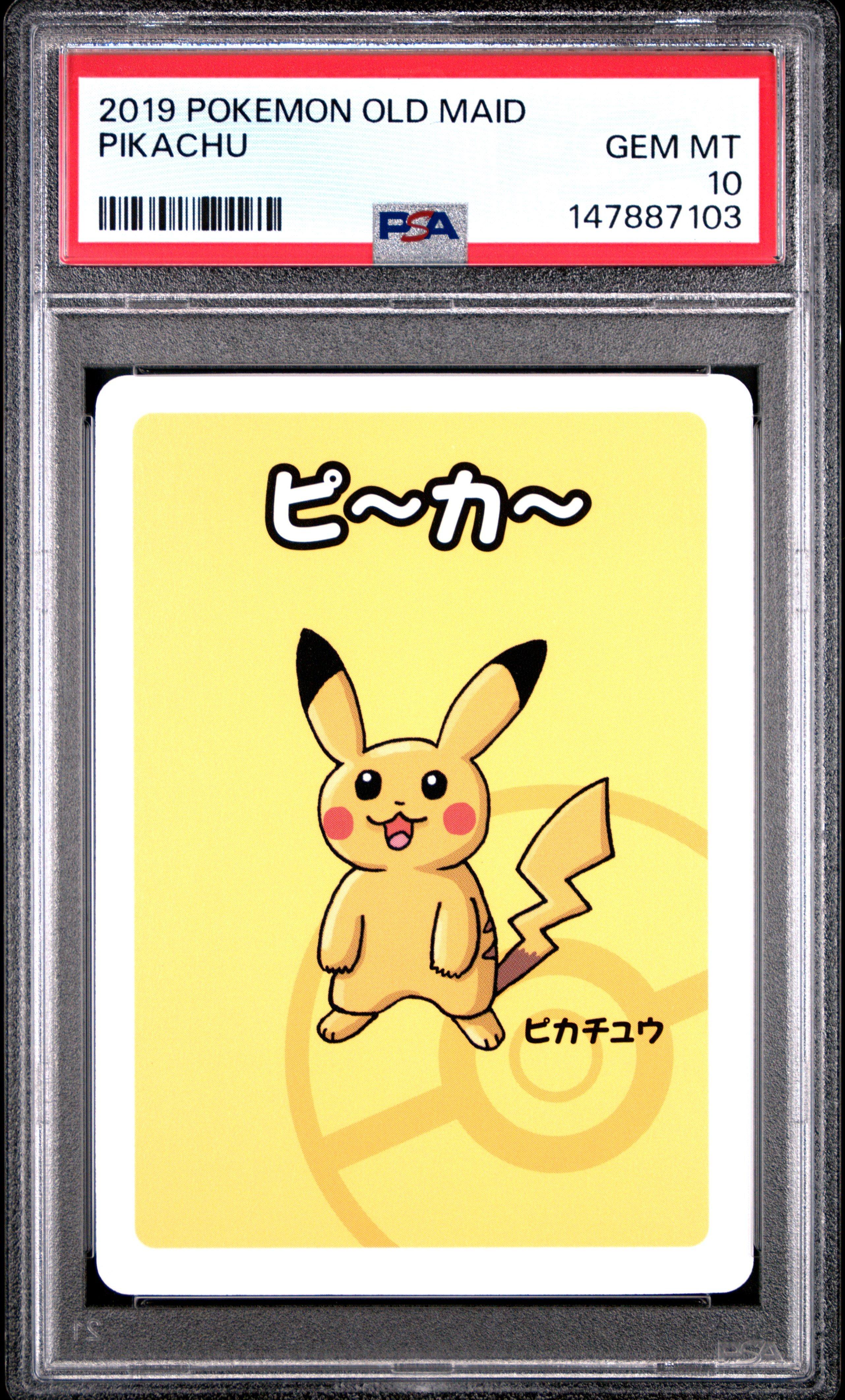 2019 Pokemon Old Maid Pikachu PSA 10 Graded Card | GameStop