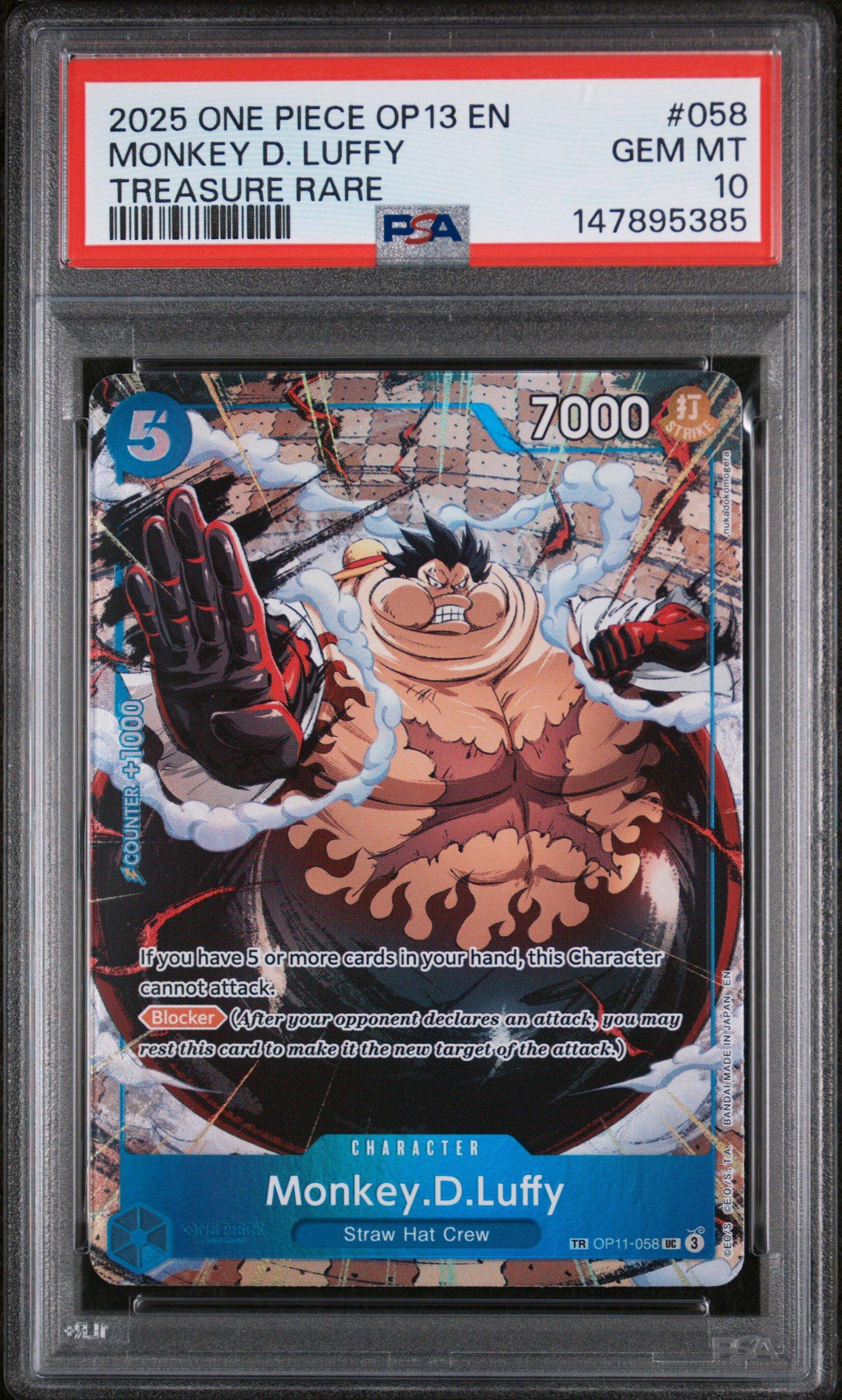 2025 One Piece Op13-carrying On His Will 058 Monkey D. Luffy