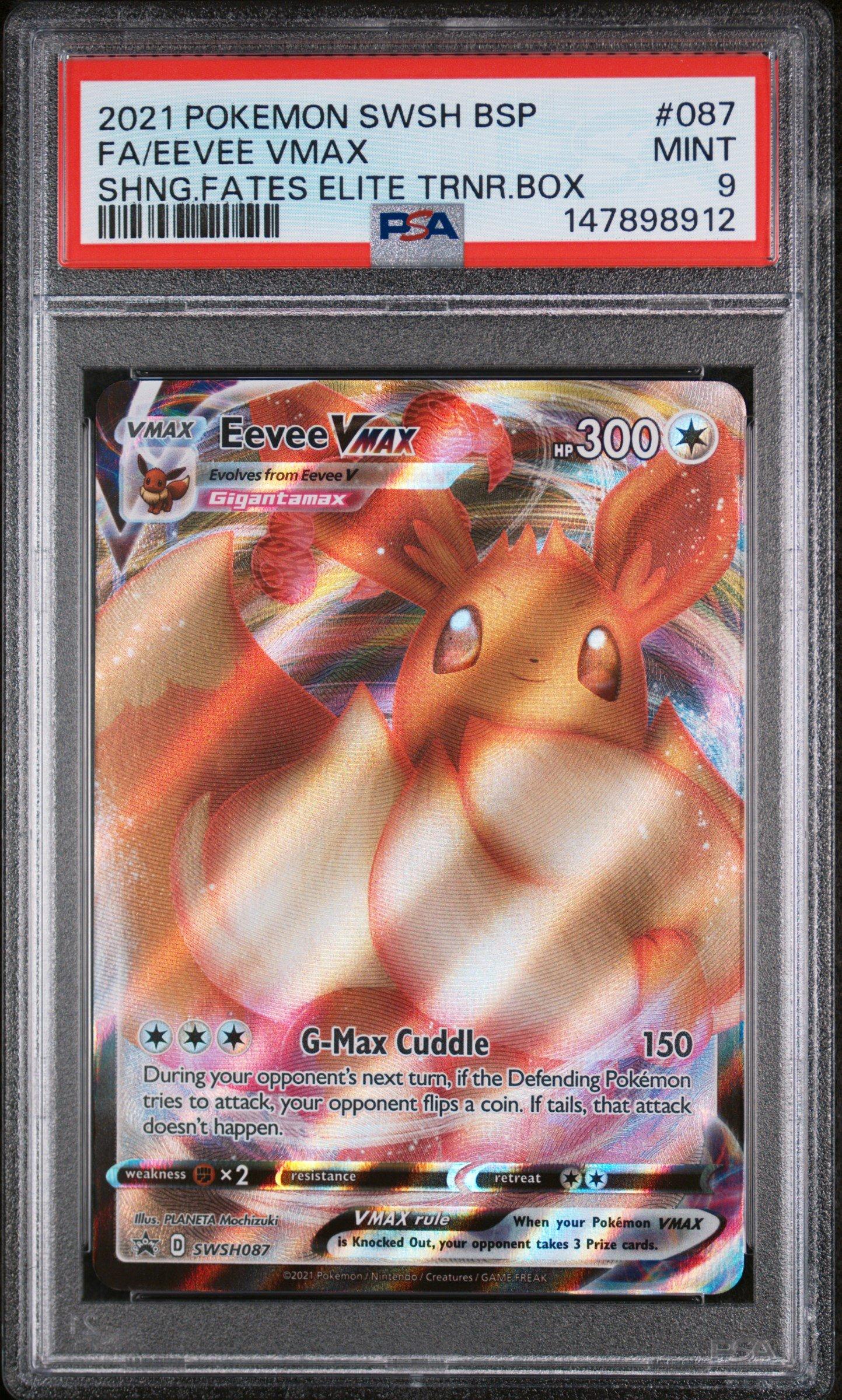 ポケモンカードゲーム d1356987 2021 Pokemon Swsh Black Star Promo 087 Full Art/eevee Vmax Shining