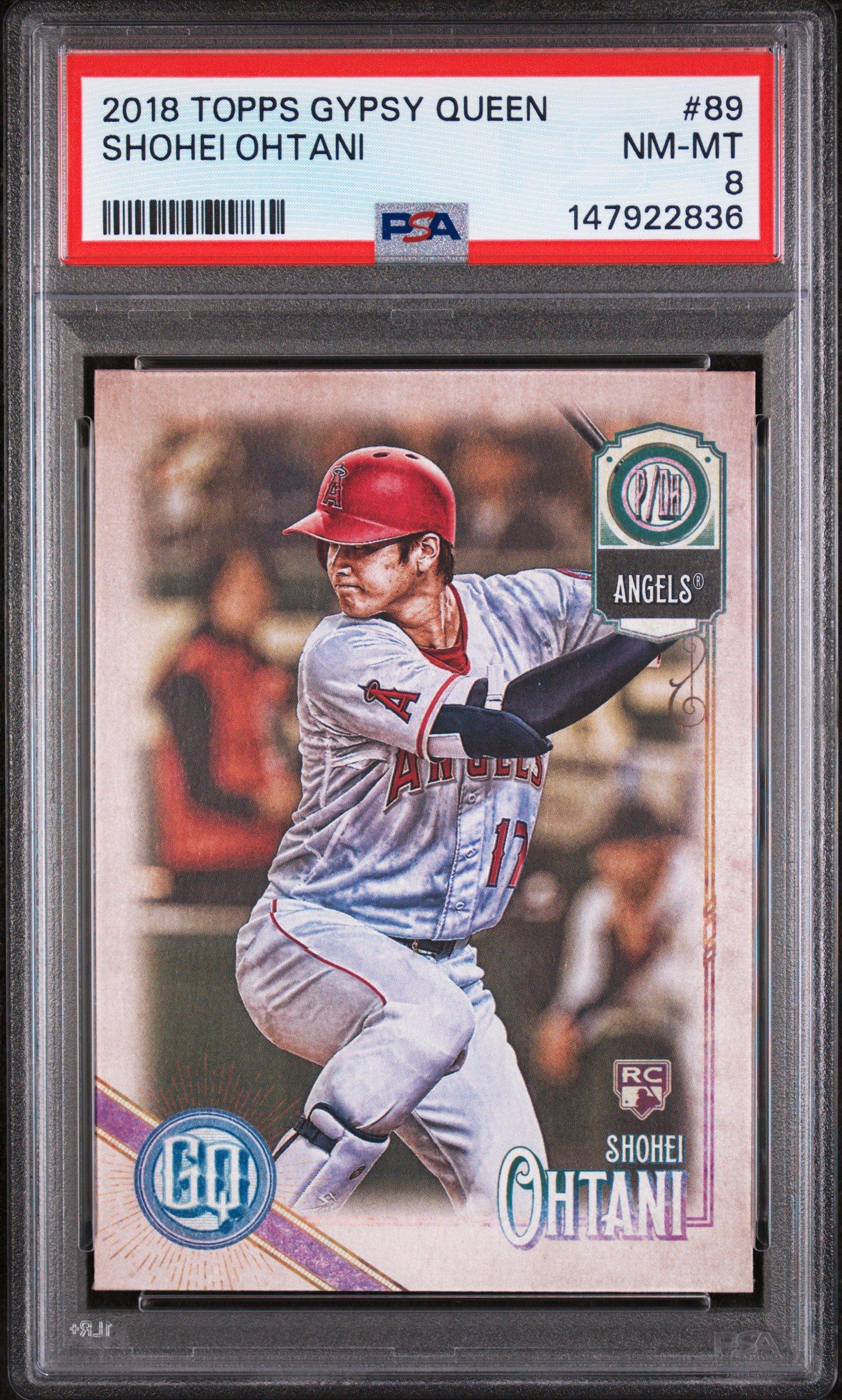 2018 Topps Gypsy Queen 89 Shohei Ohtani PSA 8