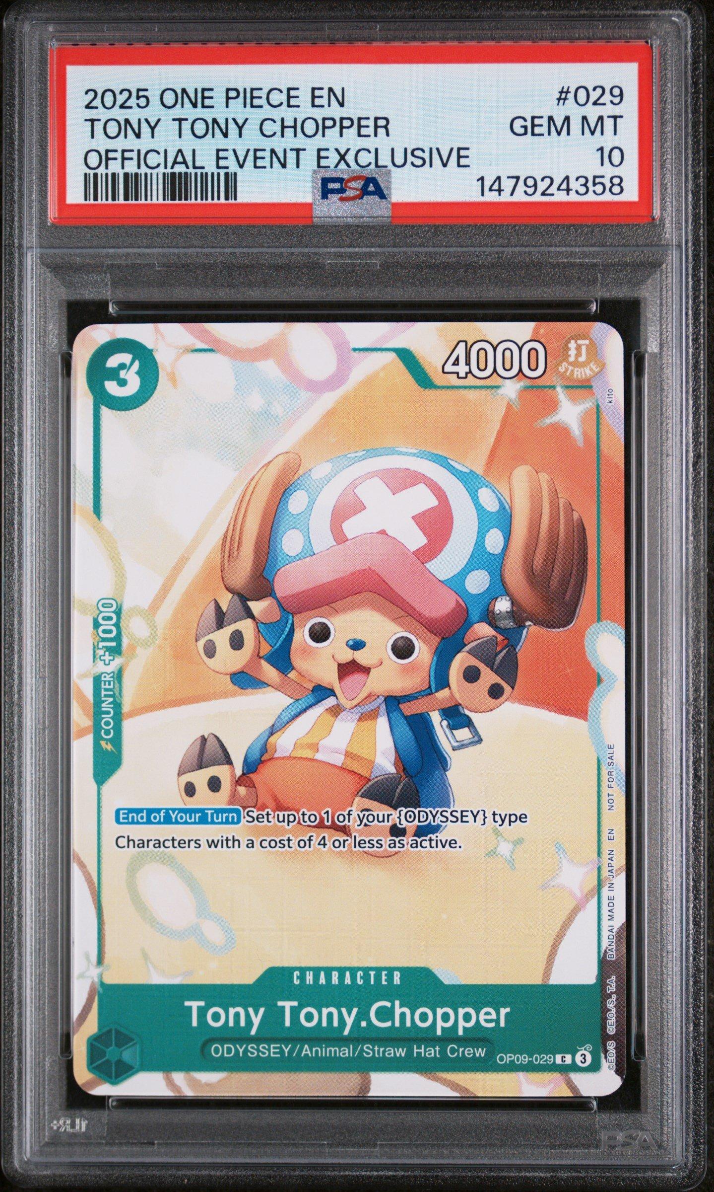 2025 One Piece Promos 029 Tony Tony Chopper Official Event