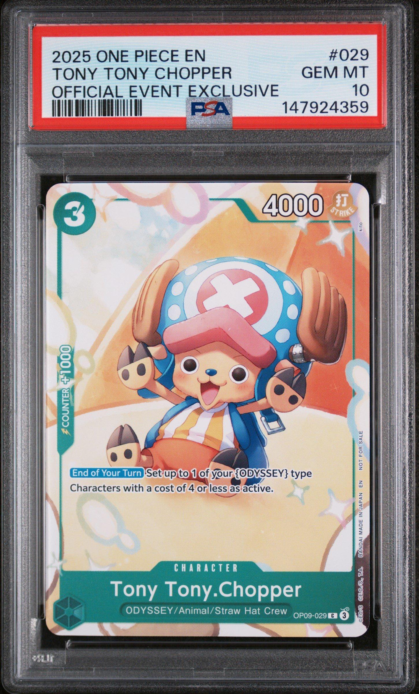2025 One Piece Promos 029 Tony Tony Chopper Official Event
