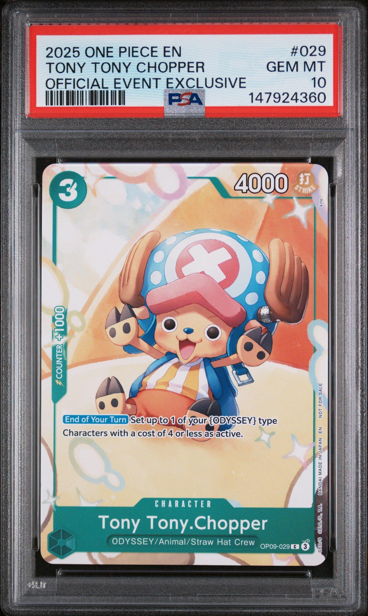 2025 One Piece Promos 029 Tony Tony Chopper Official Event