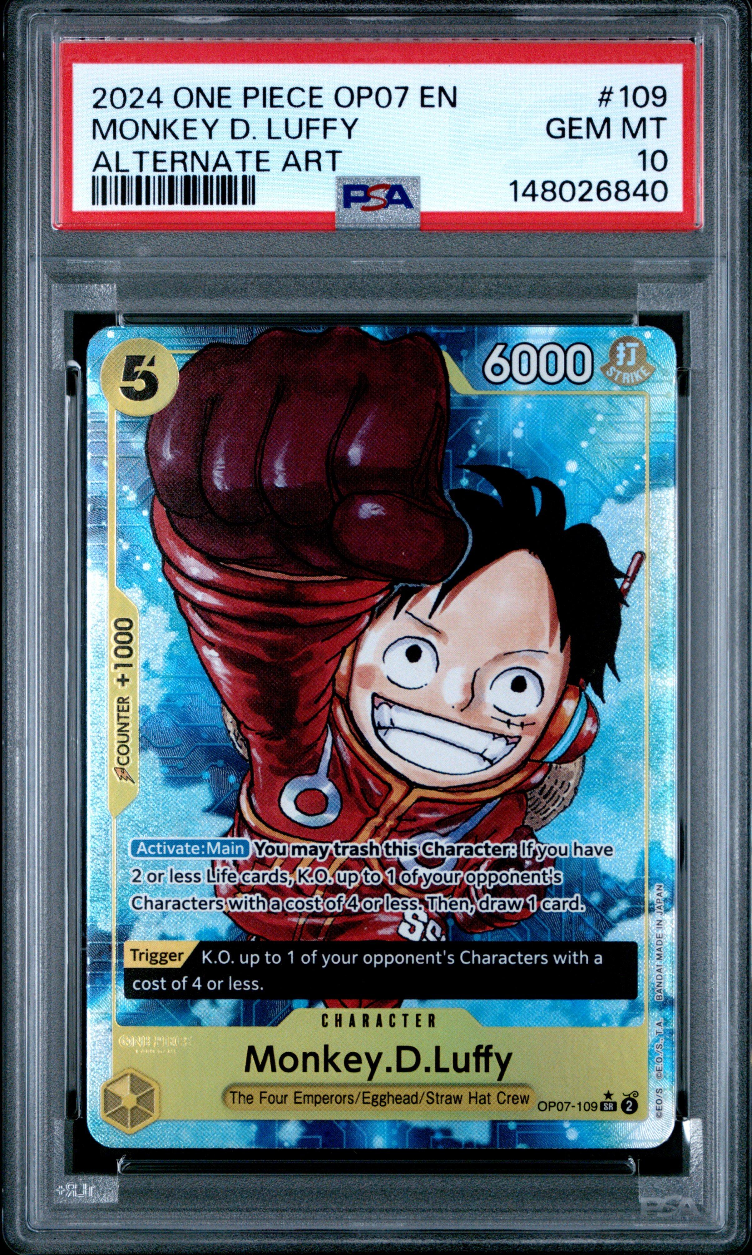 2024 One Piece Op07-500 Years In The Future 109 Monkey D. Luffy