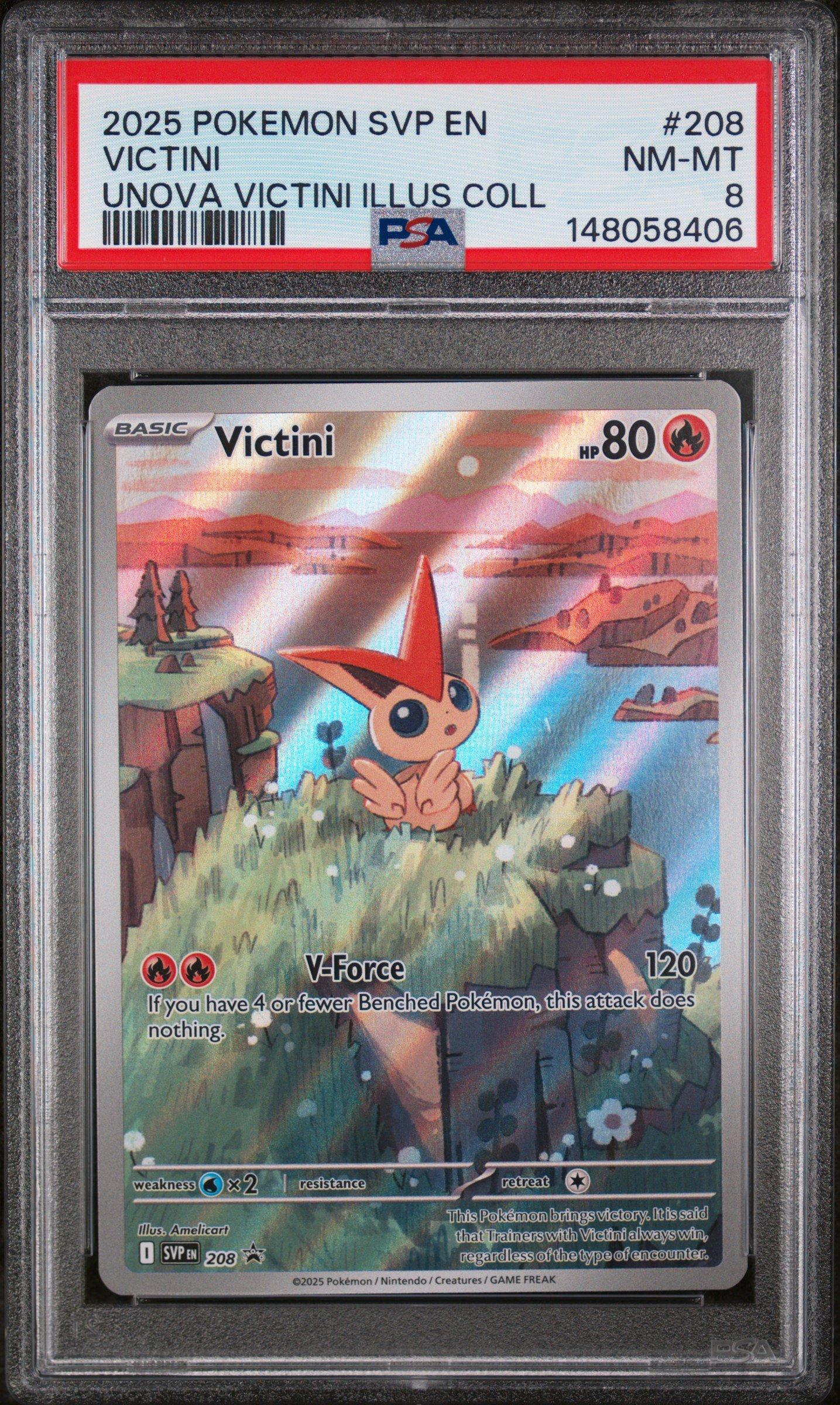 2025 Pokemon Svp En-sv Black Star Promo 208 Victini Unova Victini
