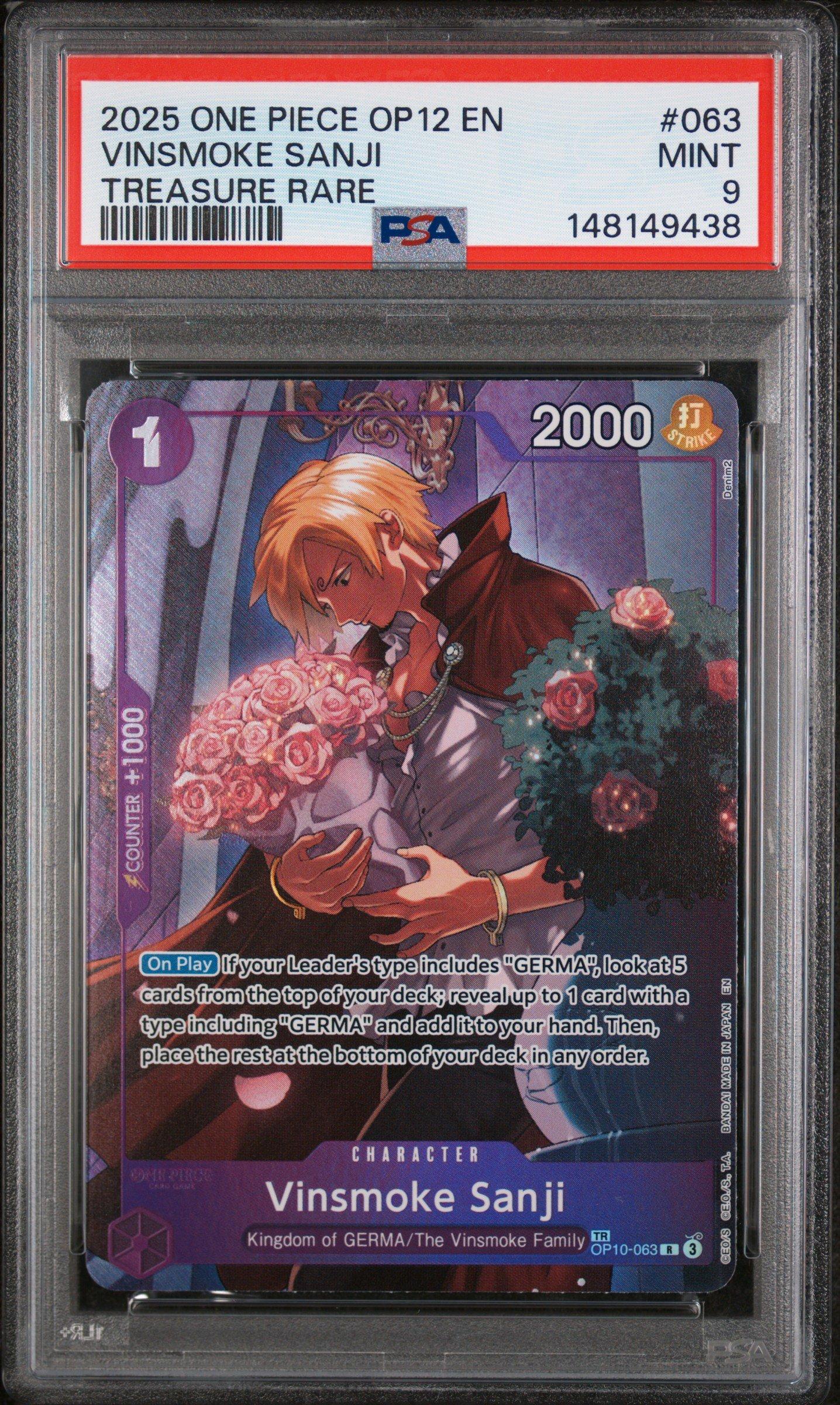 2025 One Piece Op12-legacy Of The Master 063 Vinsmoke Sanji