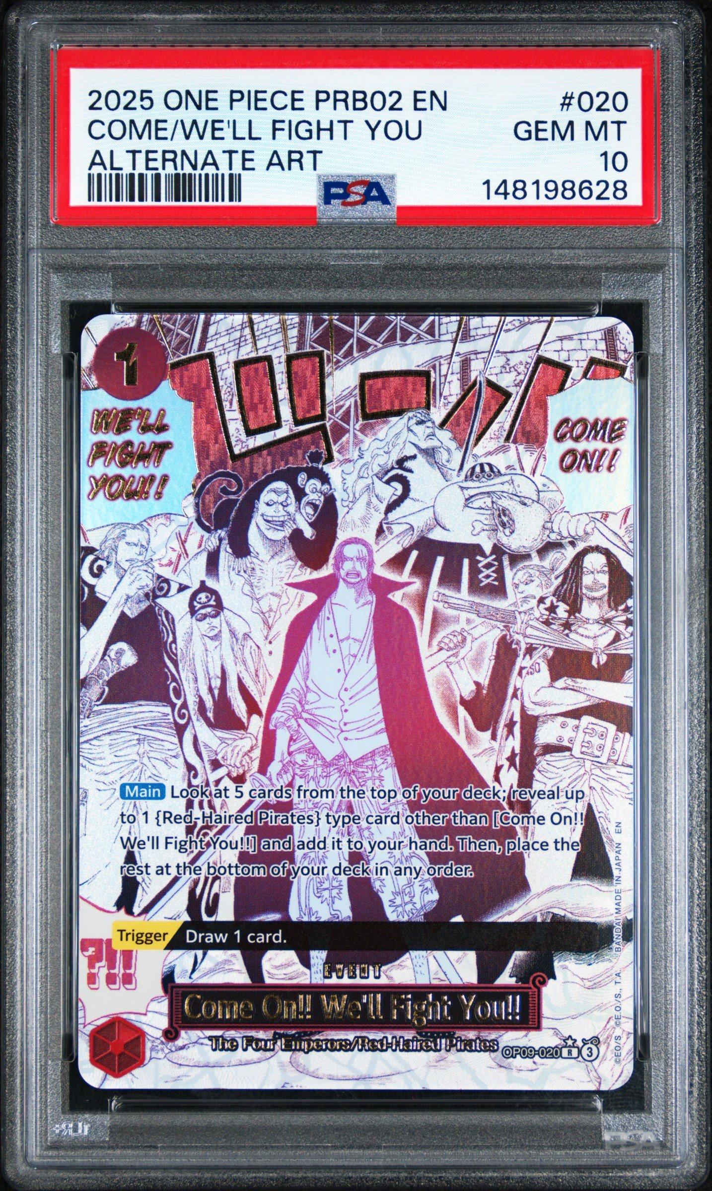 2025 One Piece Prb02-premium Booster -one Piece Card The Best- Vol