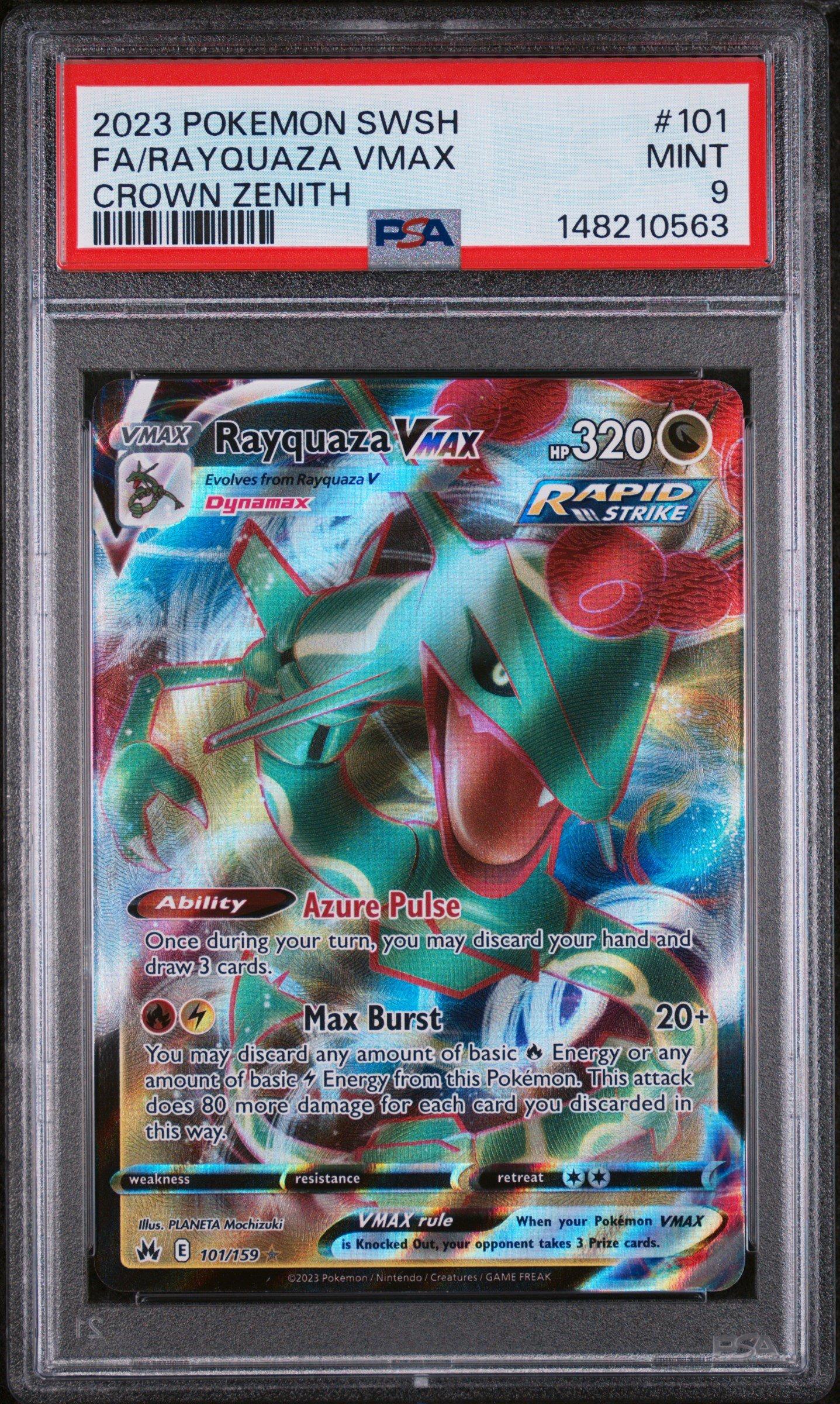 2023 Pokemon Sword And Shield Crown Zenith 101 Full Art/rayquaza