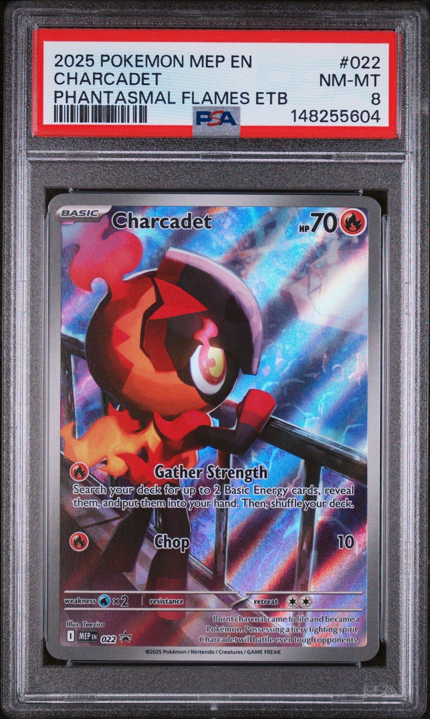 2025 Pokemon Mep En-me Black Star Promo 022 Charcadet Phantasmal