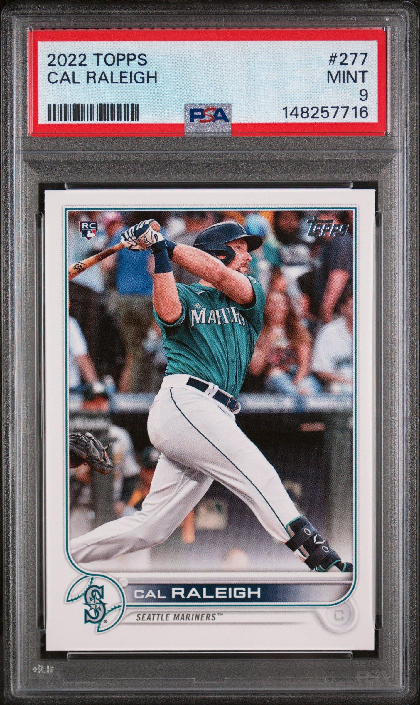 2022 Topps 277 Cal Raleigh PSA 9