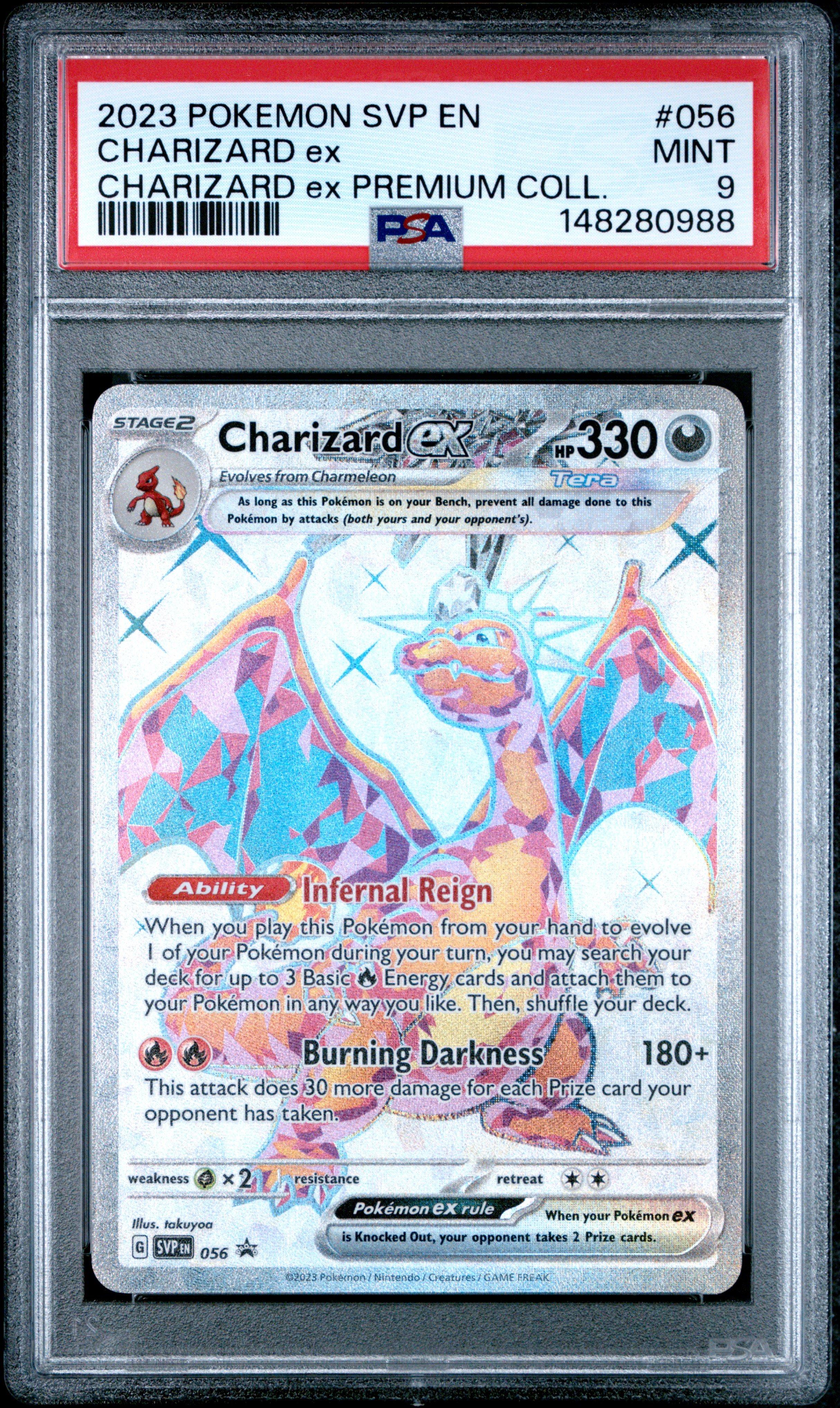 charizard graded card Charizard #11 Reverse Foil Beckett Graded 5.5 main image 1