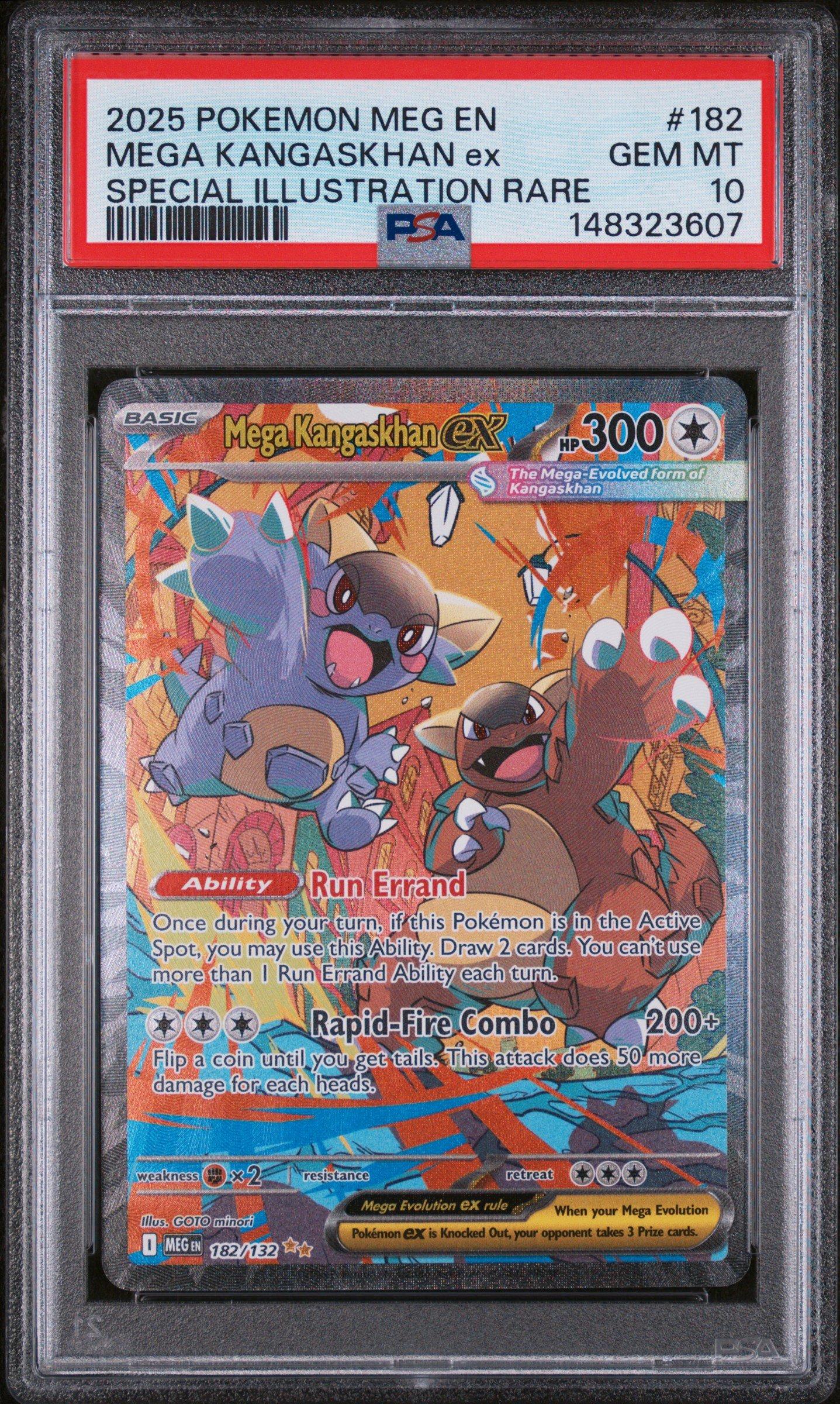 2025 Pokemon Meg En-mega Evolution 182 Mega Kangaskhan Ex Special