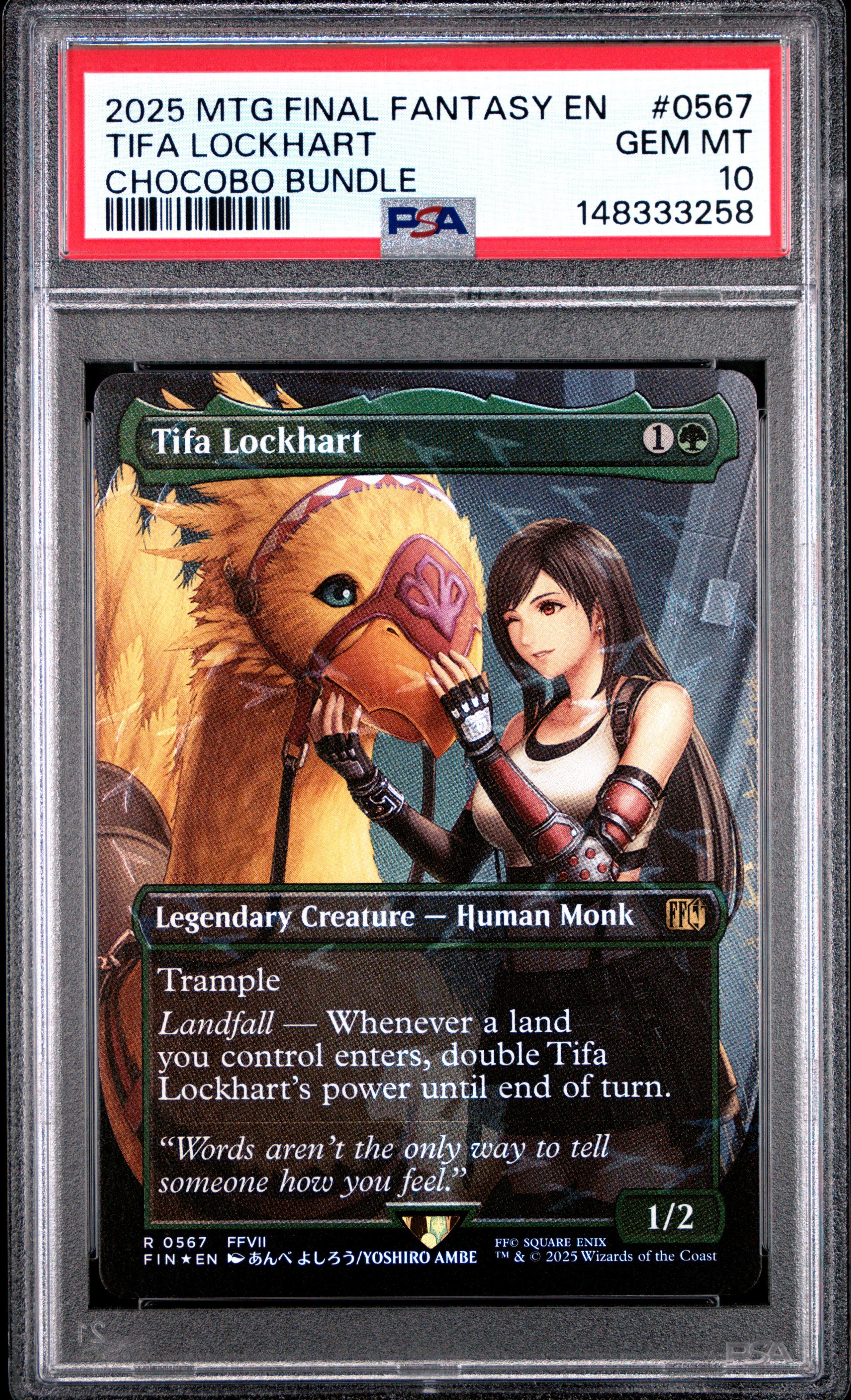 2025 Magic The Gathering Final Fantasy 0567 Tifa Lockhart Chocobo