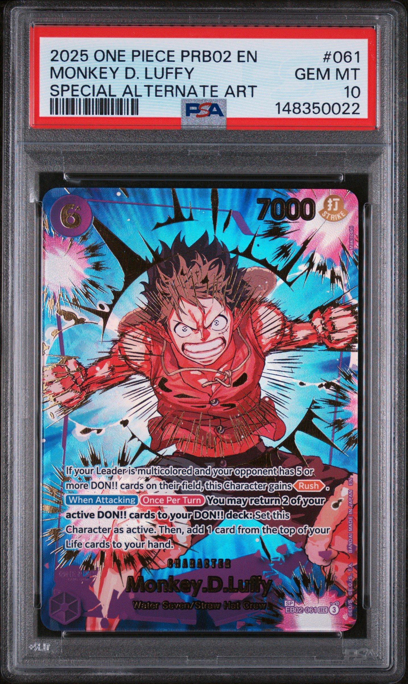 2025 One Piece Prb02-premium Booster -one Piece Card The Best- Vol