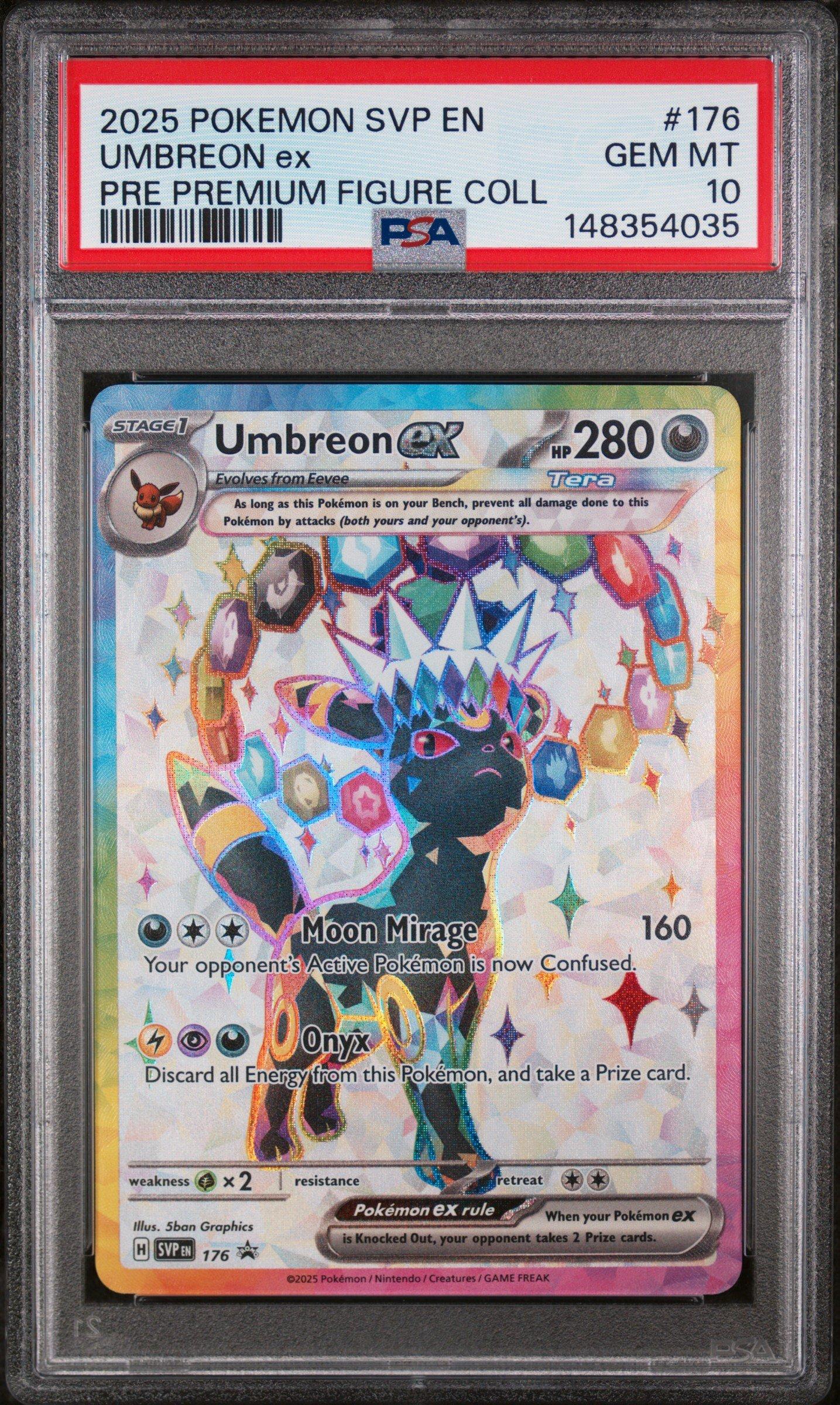 2025 Umbreon ex ポケモンカード Gem Mint 10 2025 Pokemon Pre En-prismatic Evolutions 060 Umbreon Ex Surprise