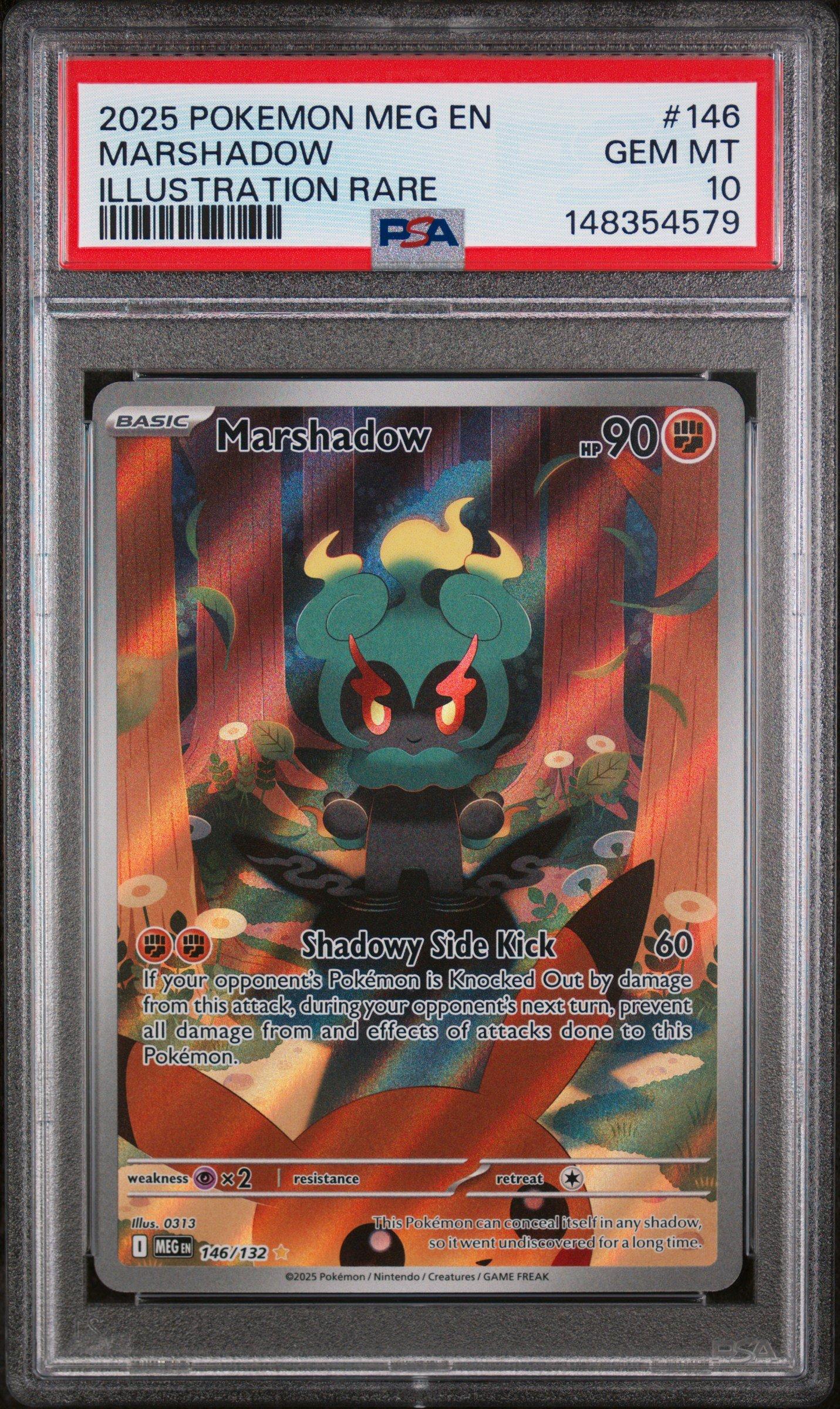 2025 Pokemon Meg En-mega Evolution 146 Marshadow Illustration Rare