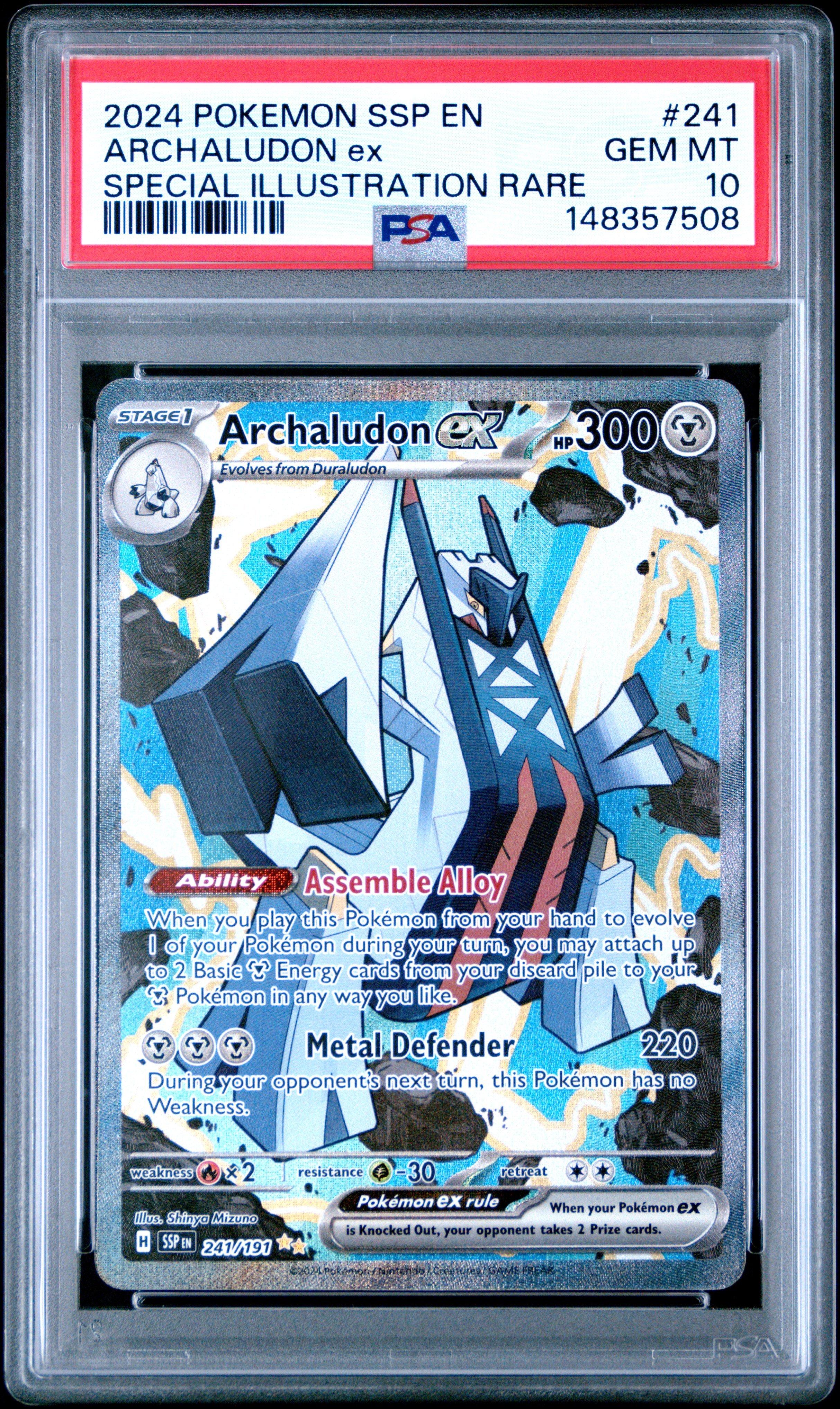 2025 Pokemon Japanese M1s-mega Symphonia 071 Alakazam Art Rare PSA