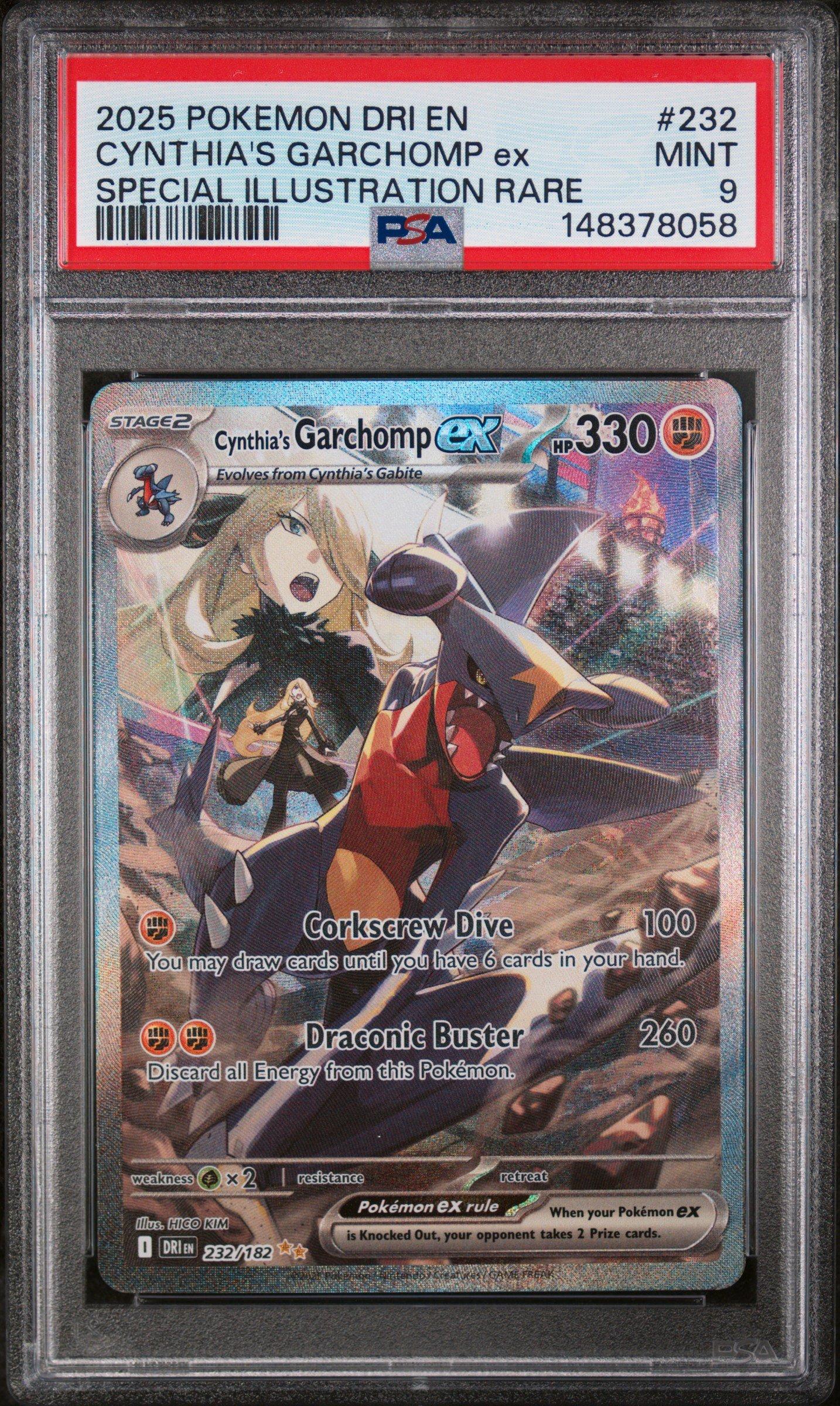 2025 Pokemon Dri En-destined Rivals 232 Cynthia's Garchomp Ex