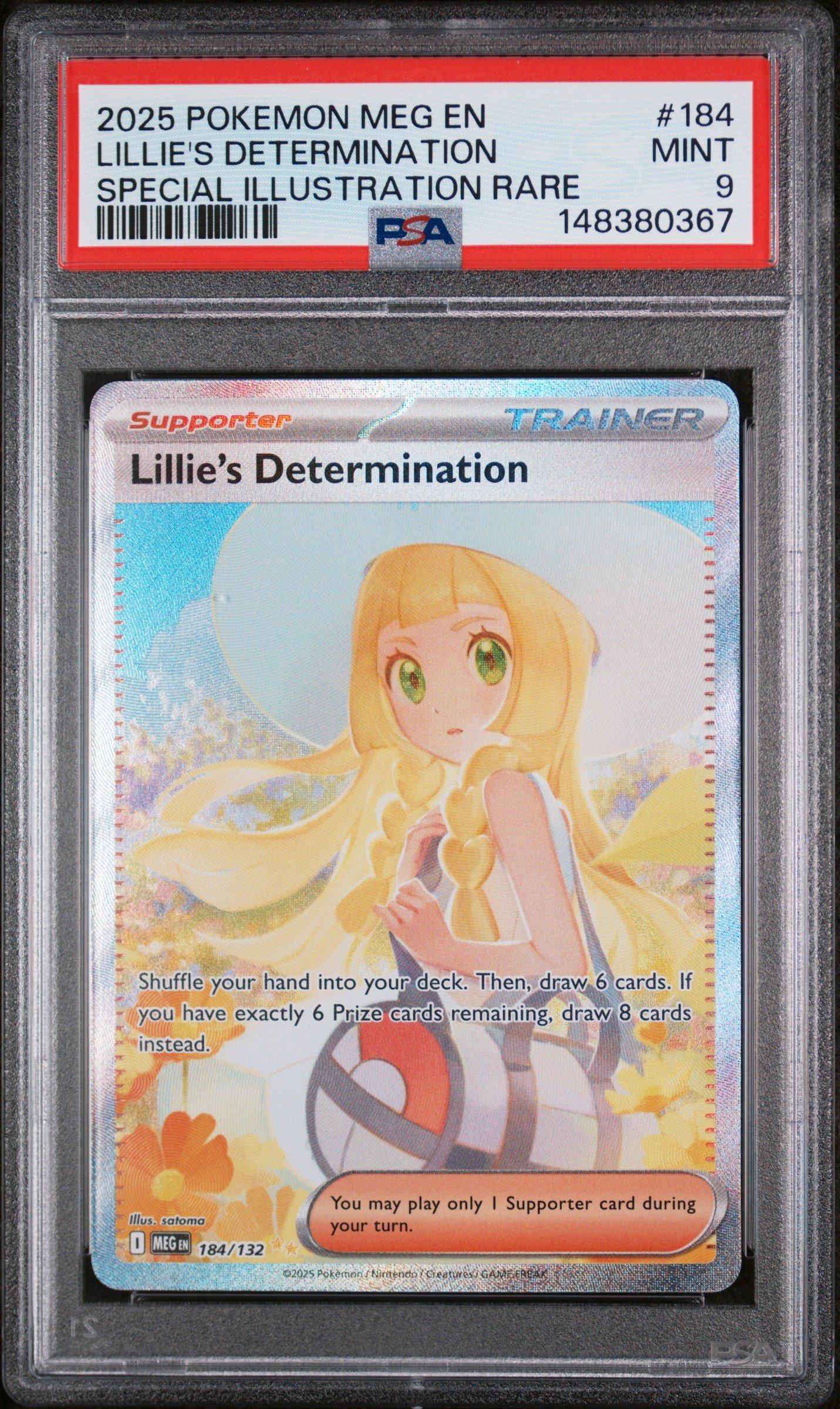 2025 Pokemon Meg En-mega Evolution 184 Lillie's Determination