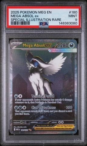 2025 Pokemon Meg En-mega Evolution 180 Mega Absol Ex Special