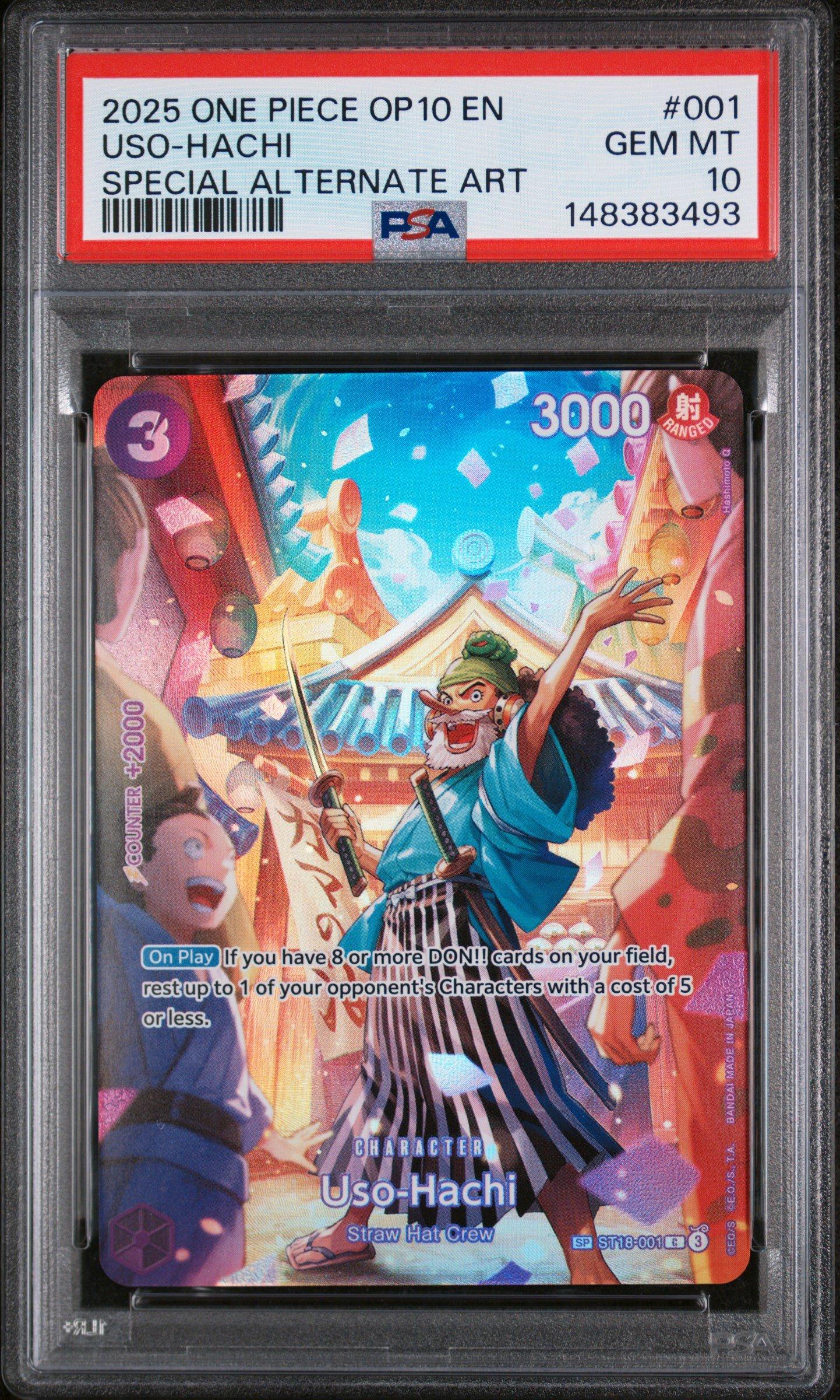 2025 One Piece Op10-royal Blood 001 Uso-hachi Special Alternate