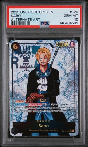 2025 One Piece Op13-carrying On His Will 120 Sabo Alternate Art